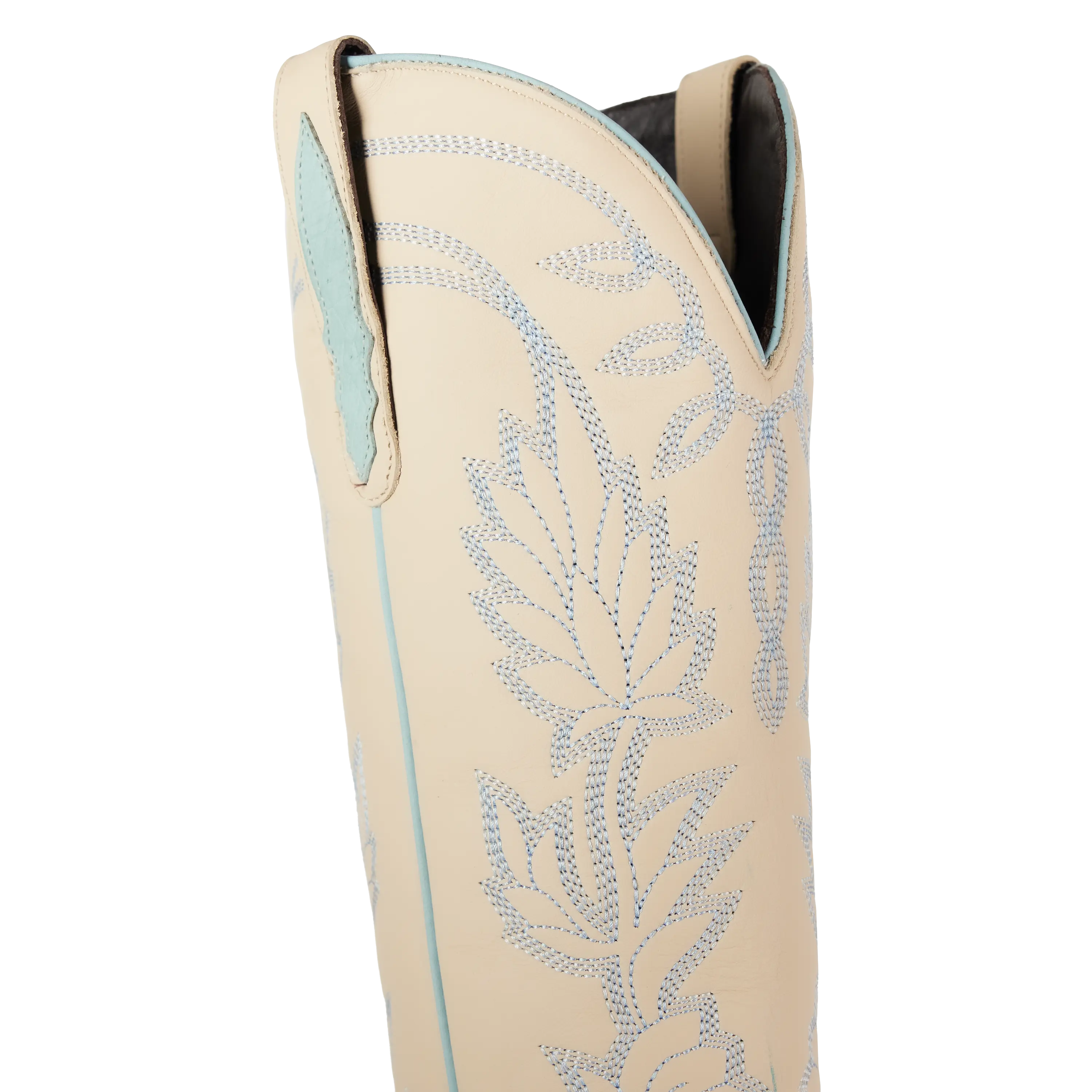 Sandaga Knee High - Powder Blue Ostrich Ladies Boot Western Fashion by Lane