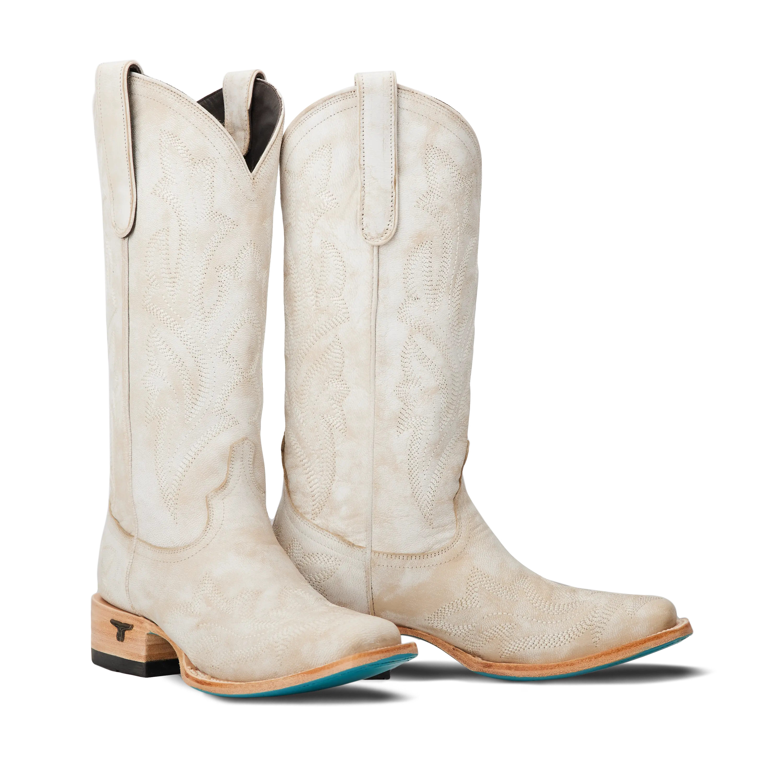 Saratoga Square Boot - Ceramic Crackle Ladies Boot Western Fashion by Lane
