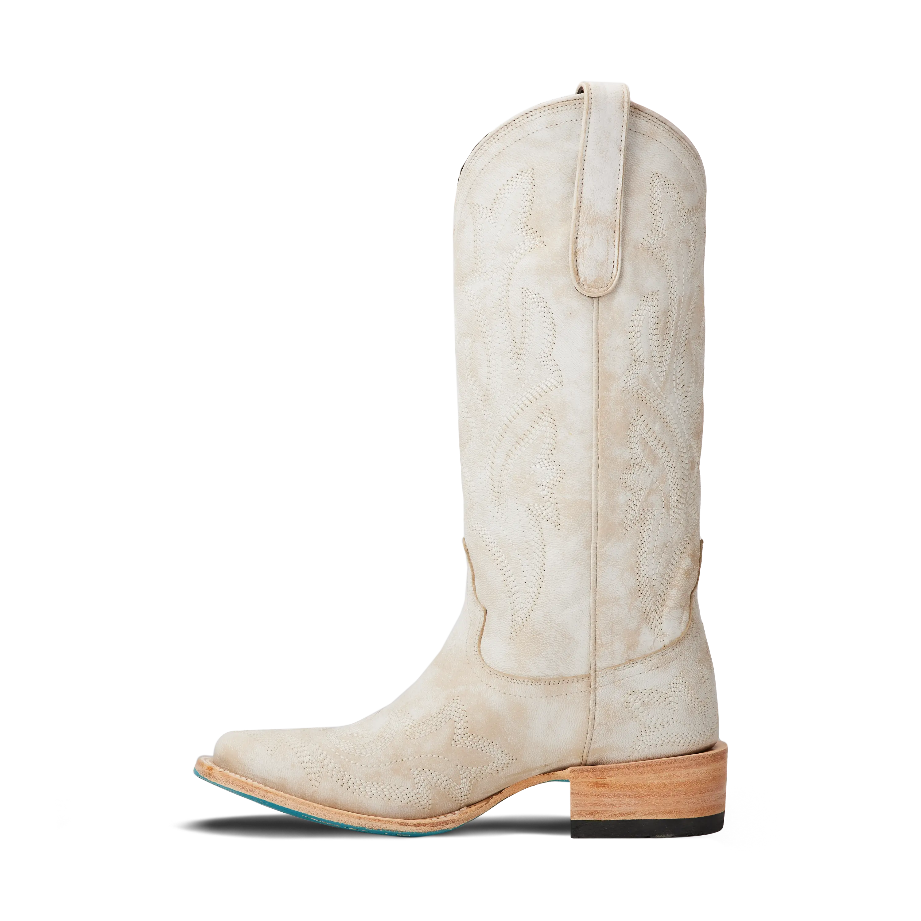 Saratoga Square Boot - Ceramic Crackle Ladies Boot Western Fashion by Lane