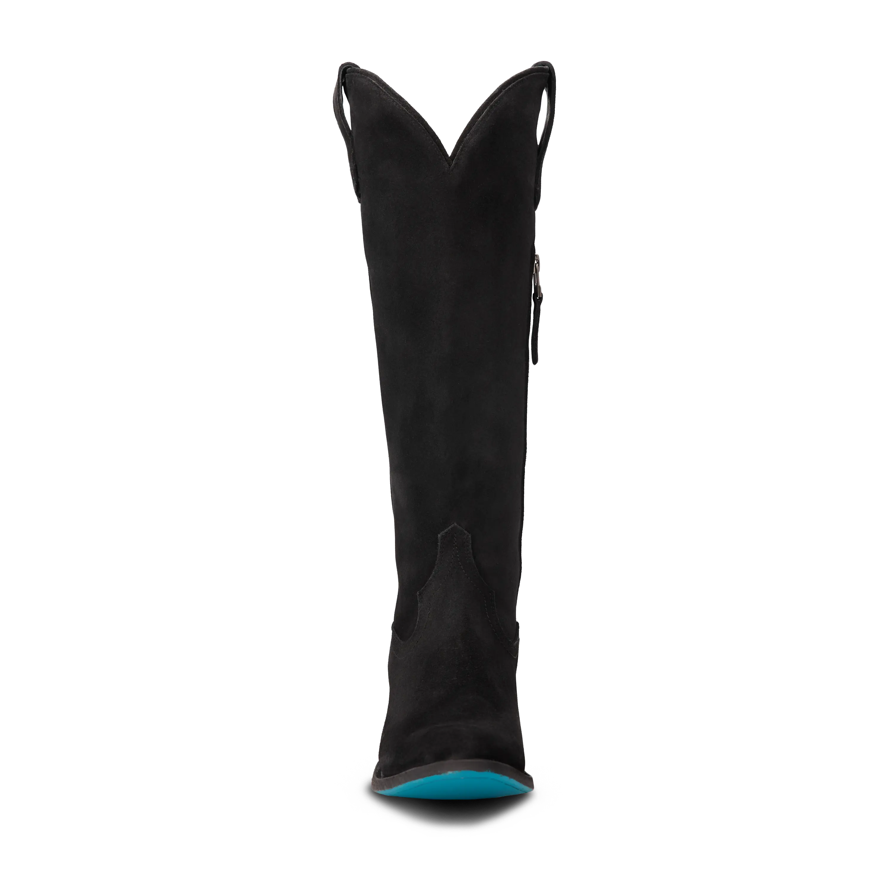 Plain Jane Boot - Soft Black Suede Ladies Boot Western Fashion by Lane