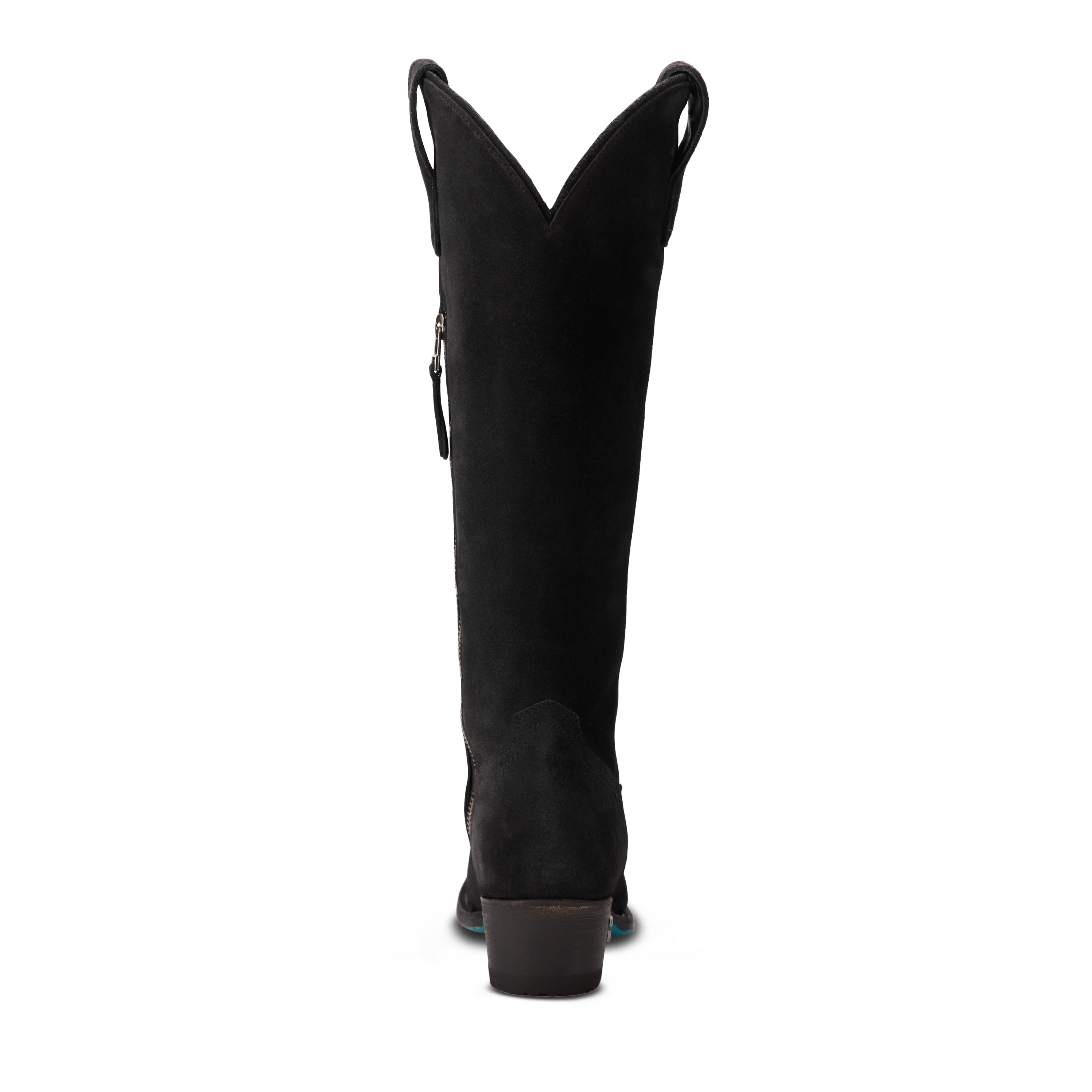 Plain Jane Boot - Soft Black Suede Ladies Boot Western Fashion by Lane