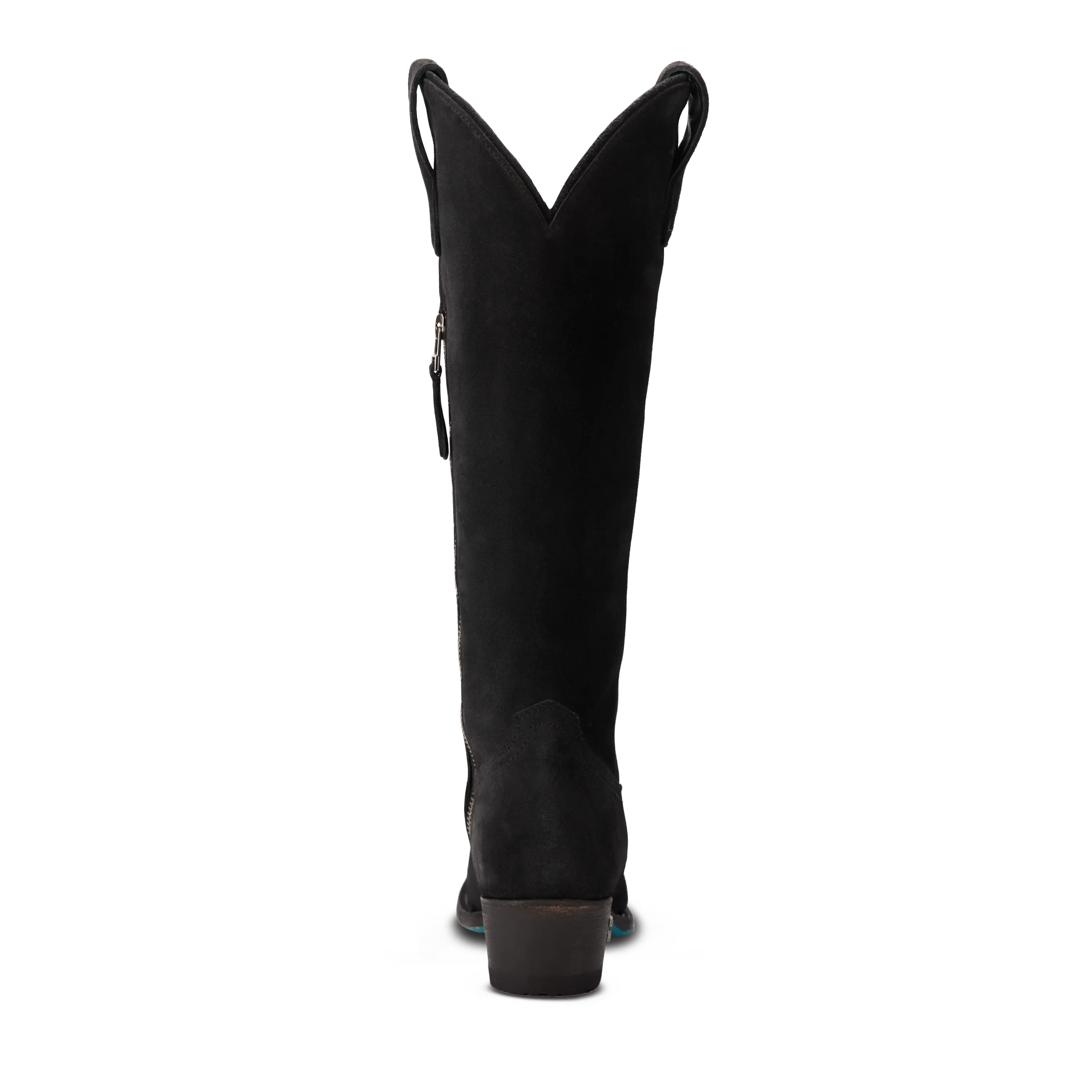 Plain Jane Boot - Soft Black Suede Ladies Boot Western Fashion by Lane