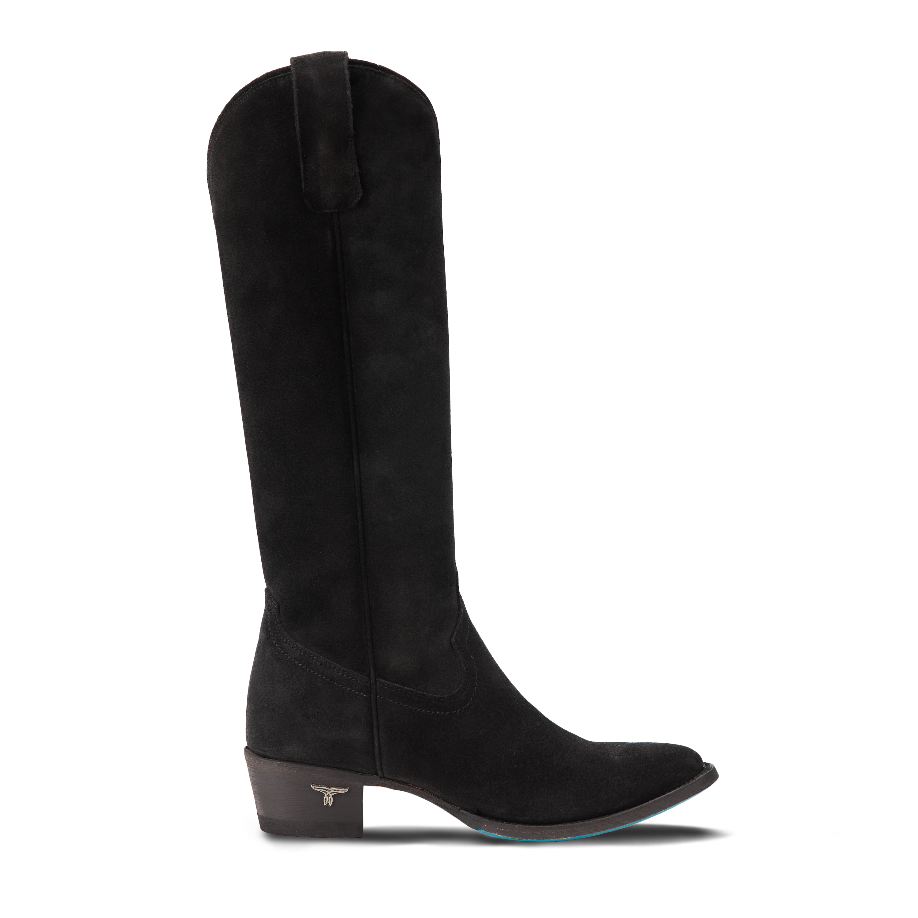 Plain Jane Boot - Soft Black Suede Ladies Boot Western Fashion by Lane