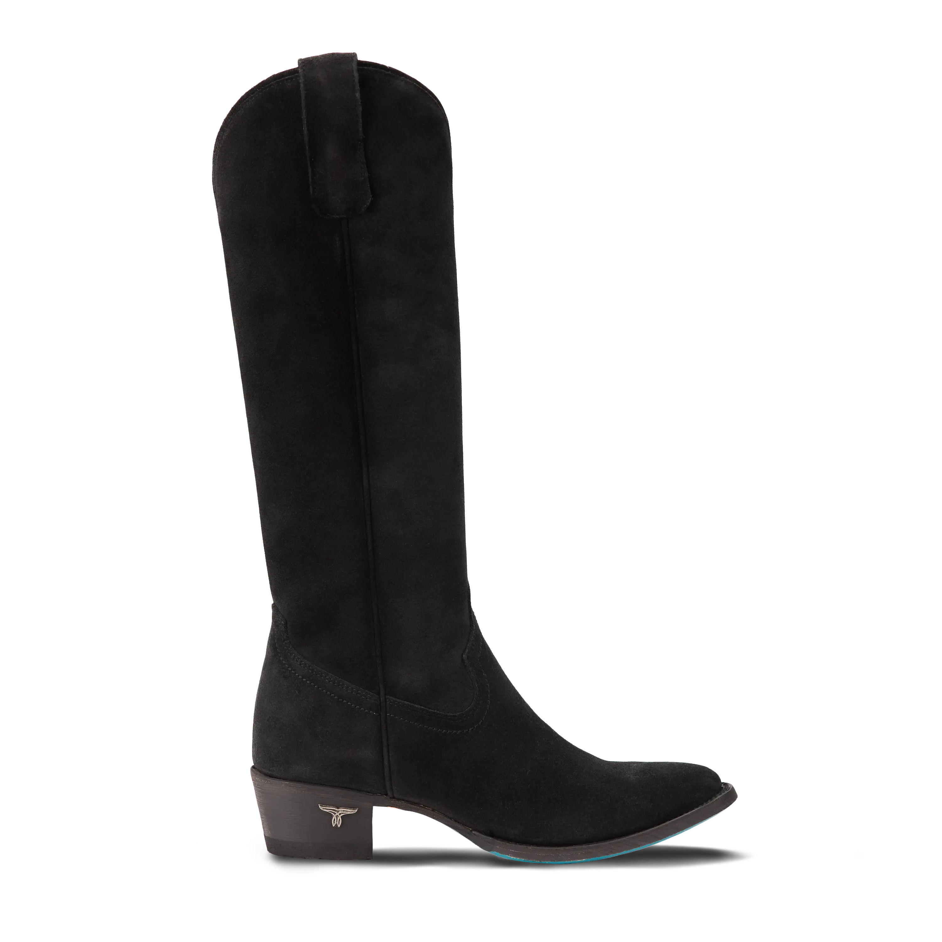 Plain Jane Boot - Soft Black Suede Ladies Boot Western Fashion by Lane
