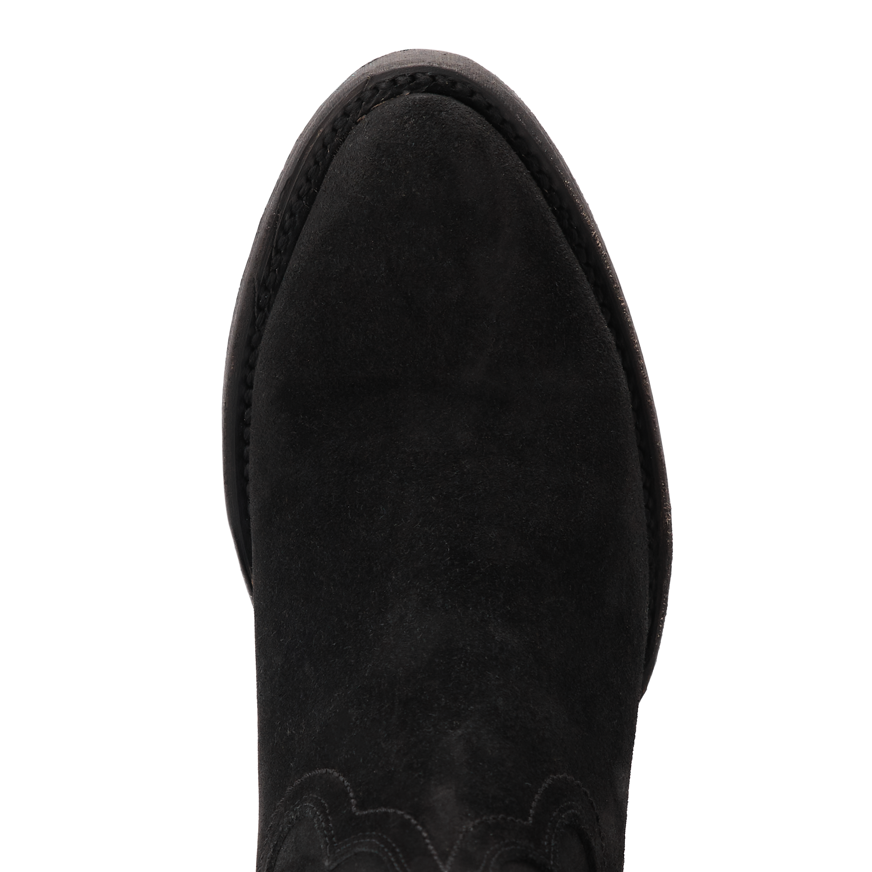Plain Jane Bootie - Soft Black Suede Ladies Bootie Western Fashion by Lane