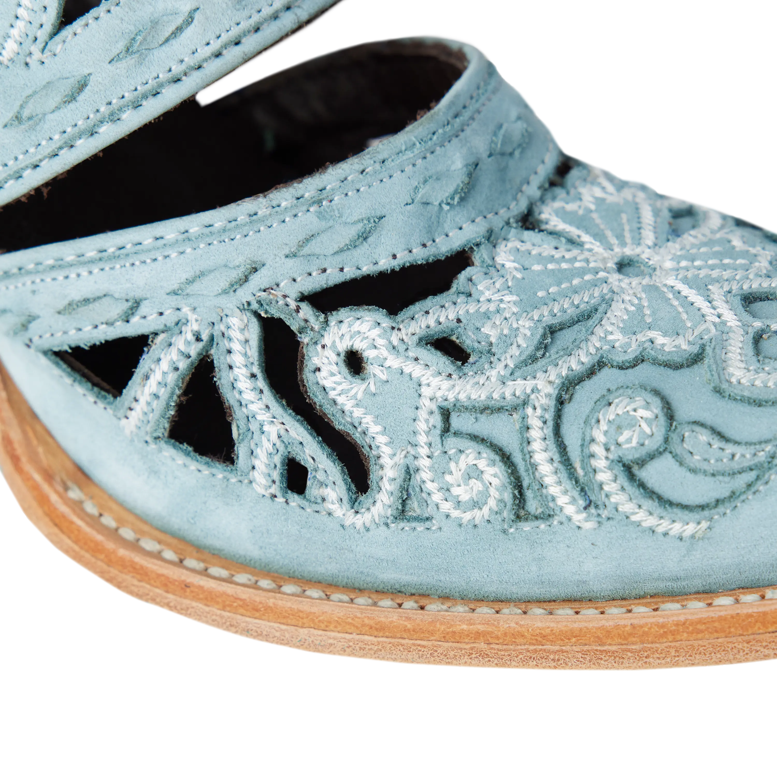 Robin Cut Out Slingback Mule - Powder Blue Mule Western Fashion by Lane