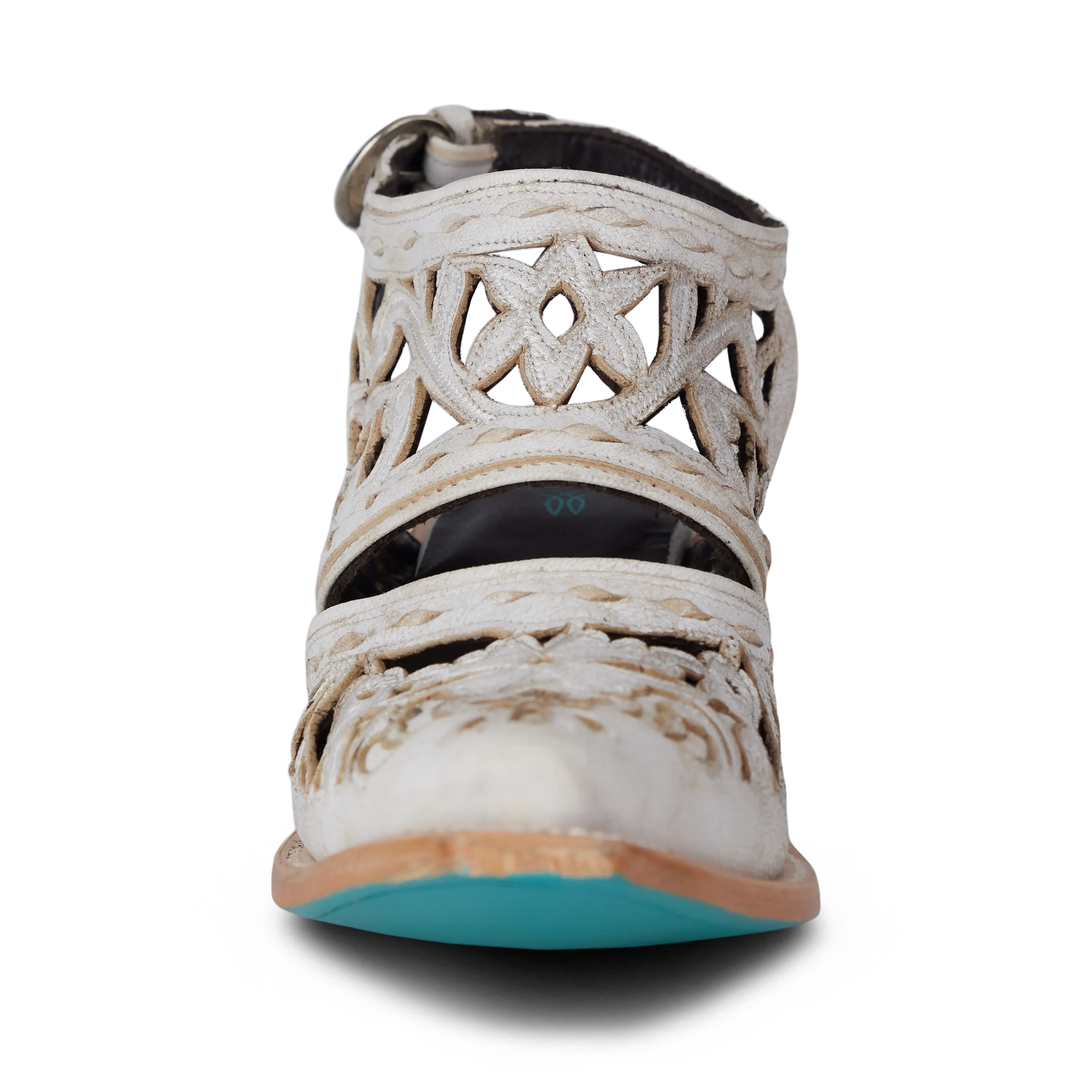 Robin Cut Out Slingback Mule - Ceramic Crackle Mule Western Fashion by Lane