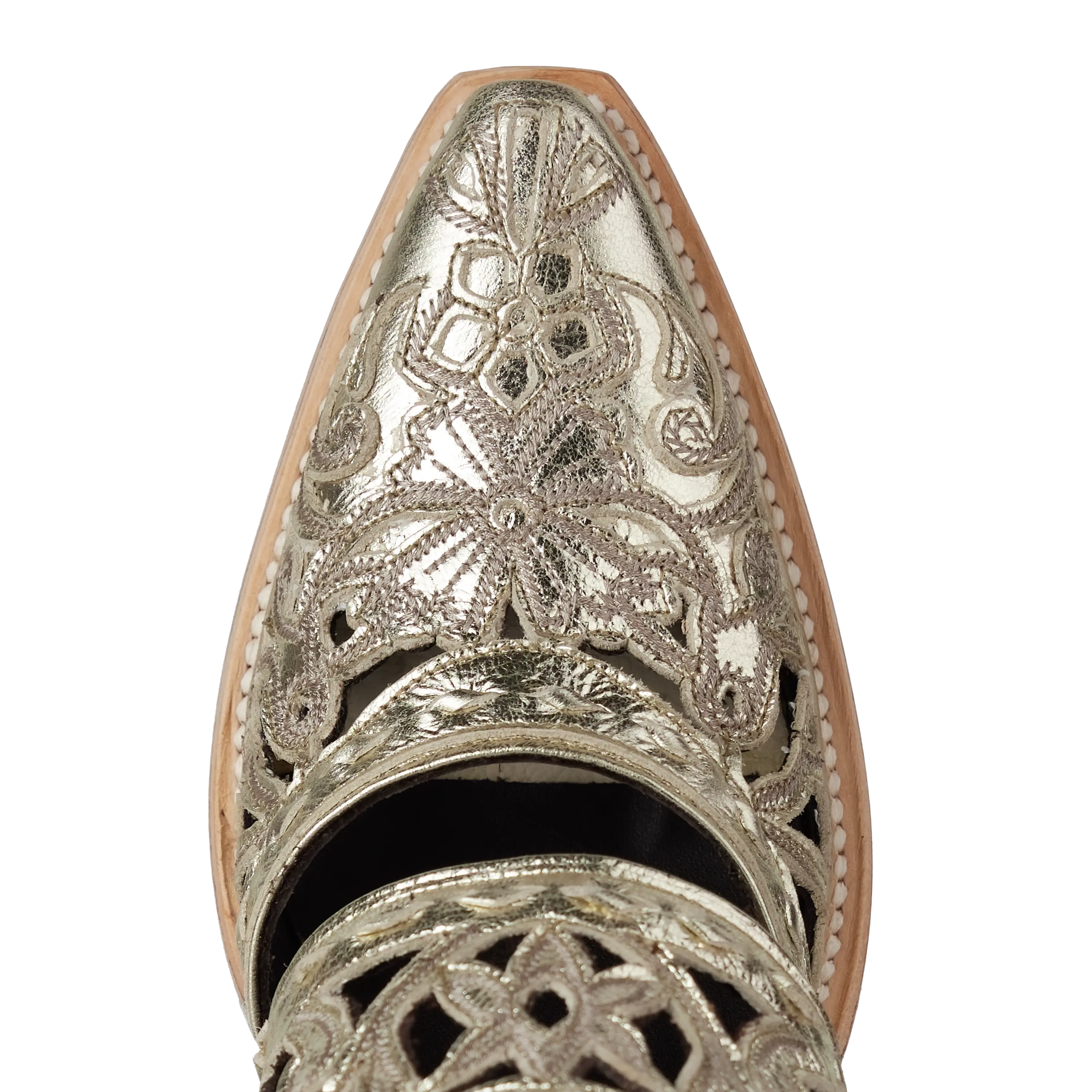 Robin Cut Out Slingback Mule - Champagne Metallic Mule Western Fashion by Lane