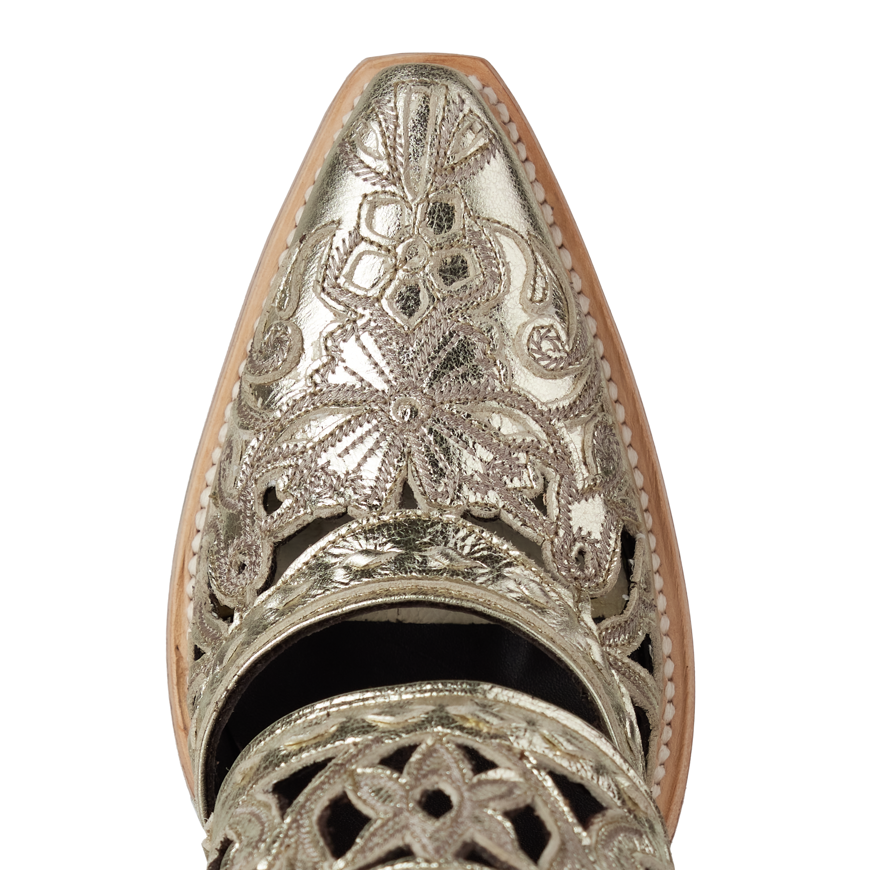 Robin Cut Out Slingback Mule - Champagne Metallic Mule Western Fashion by Lane