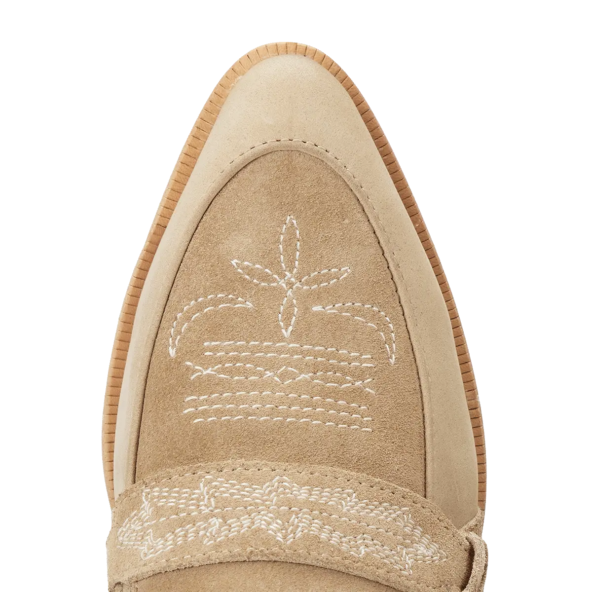 Martingale Loafer - Latte Suede Shoe Western Fashion by Lane