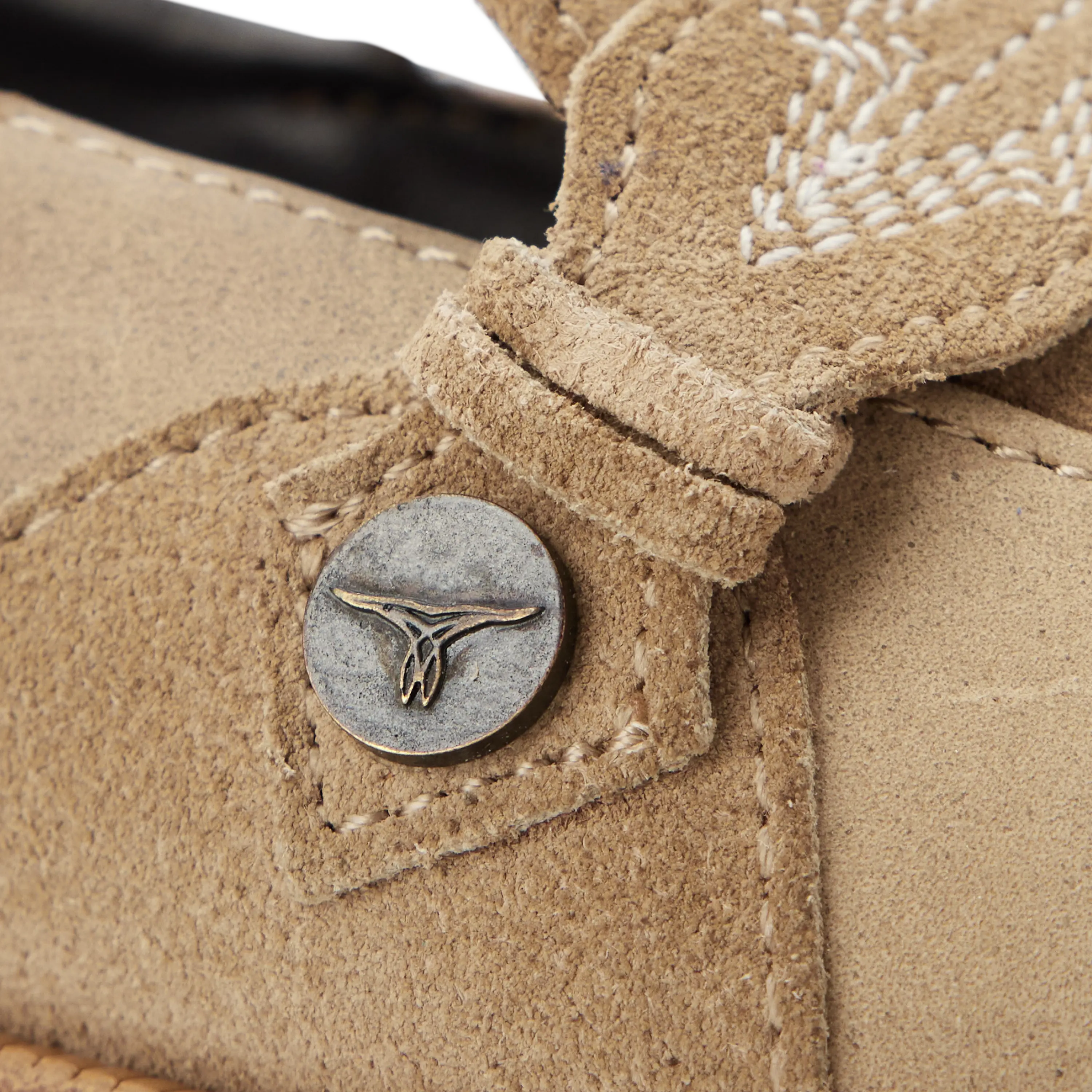Martingale Loafer - Latte Suede Shoe Western Fashion by Lane