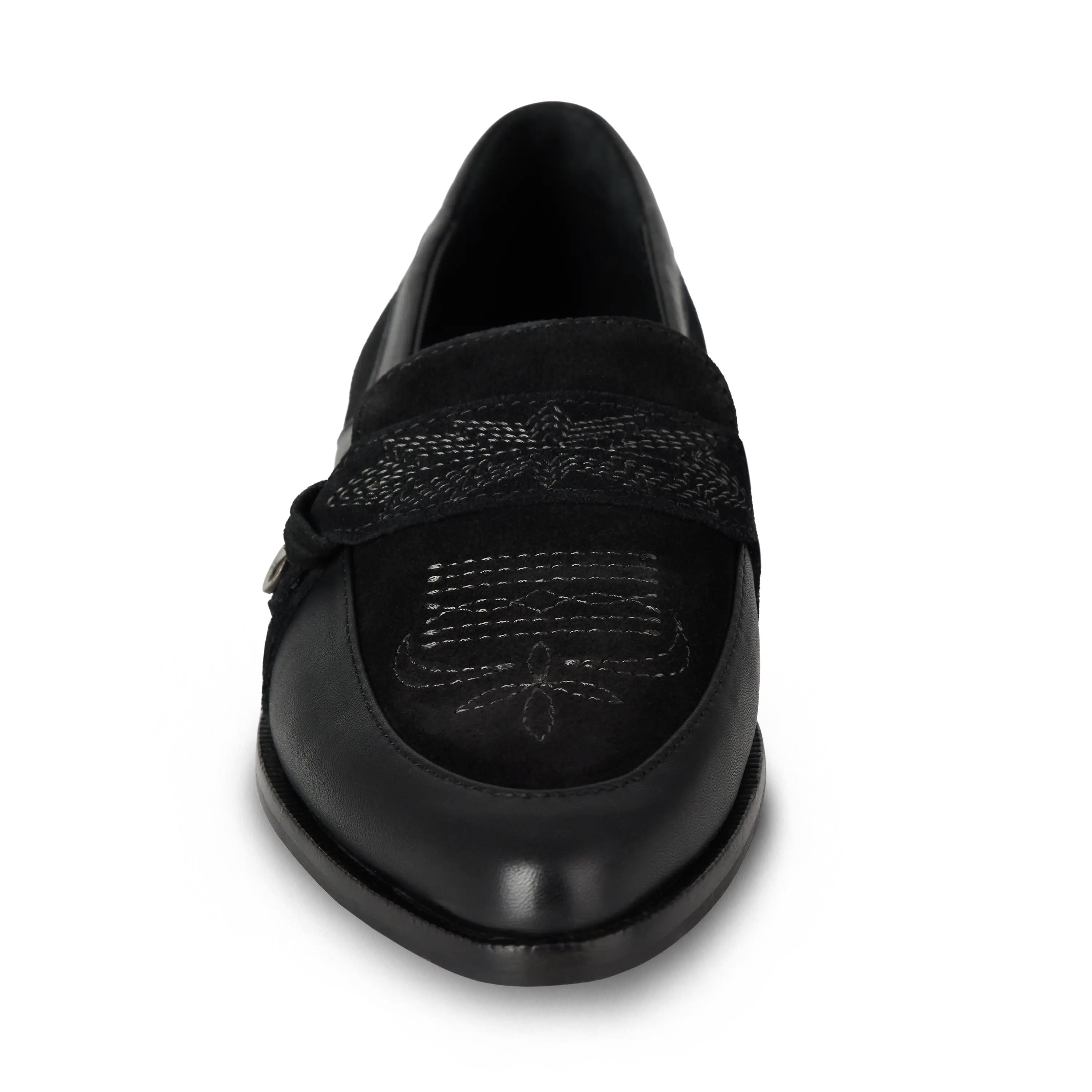 Martingale Loafer - Jet Black Shoe Western Fashion by Lane