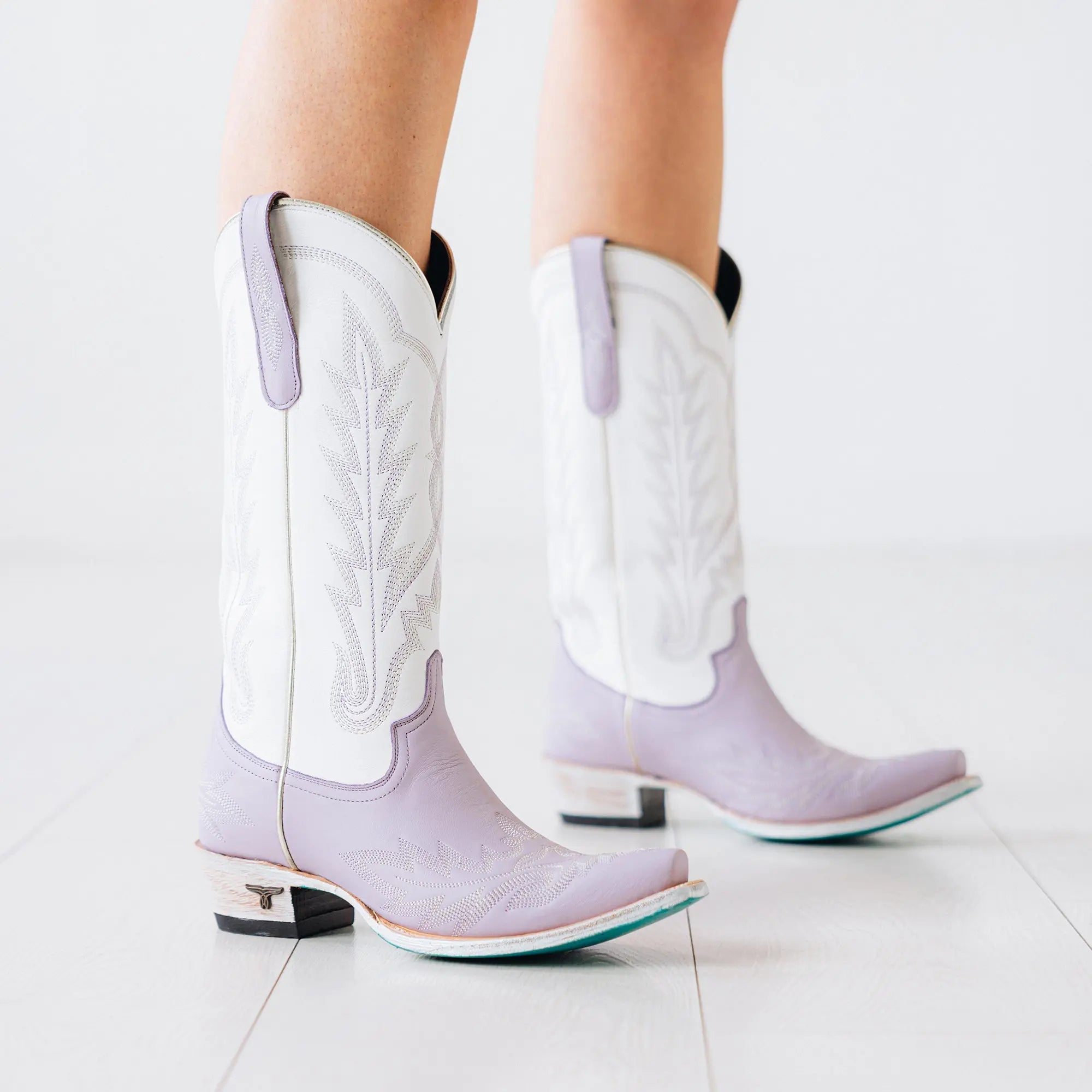 Lexington Boot - Lovely Lavender/Matte White Ladies Boot Western Fashion by Lane