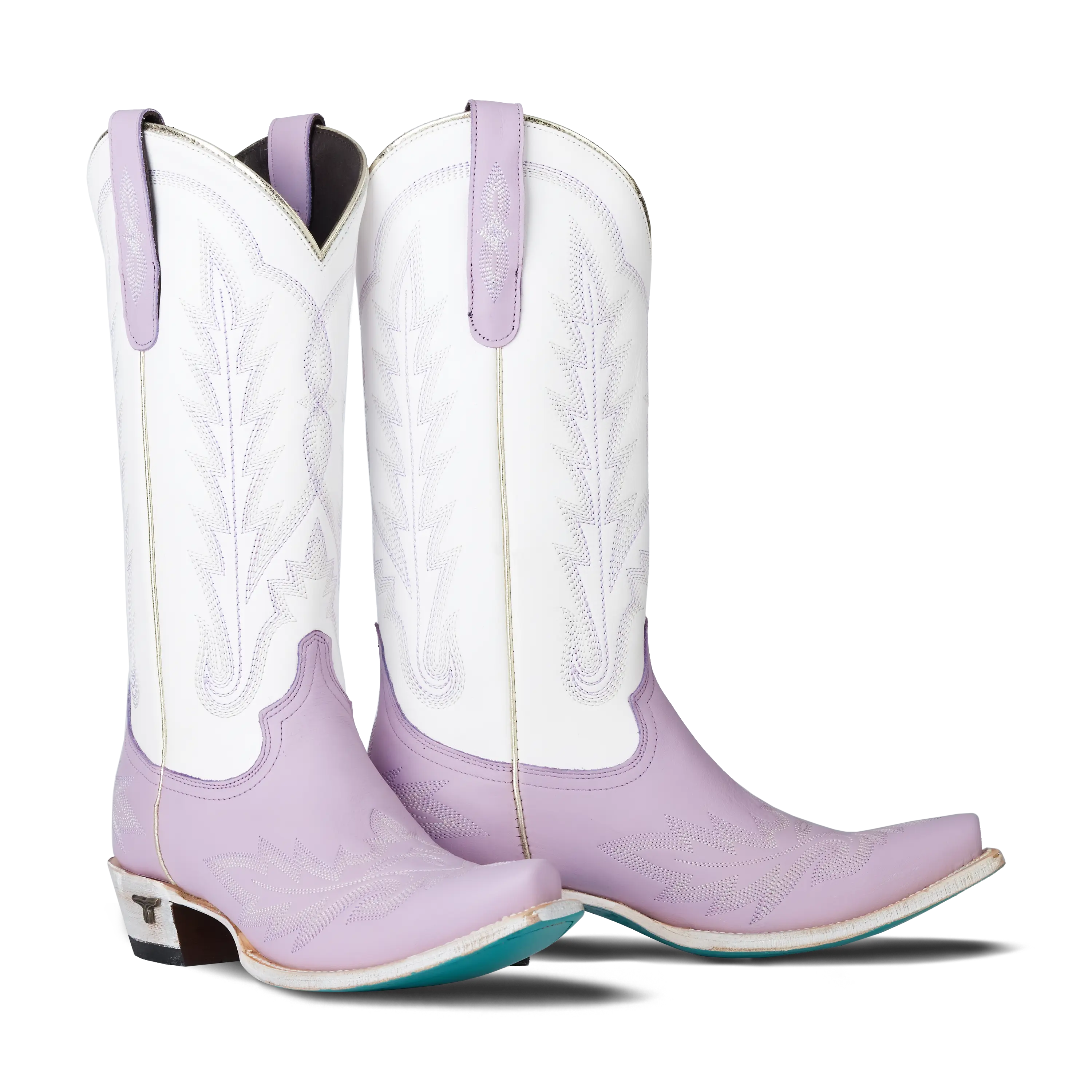 Lexington Boot - Lovely Lavender/Matte White Ladies Boot Lovely Lavender Western Fashion by Lane