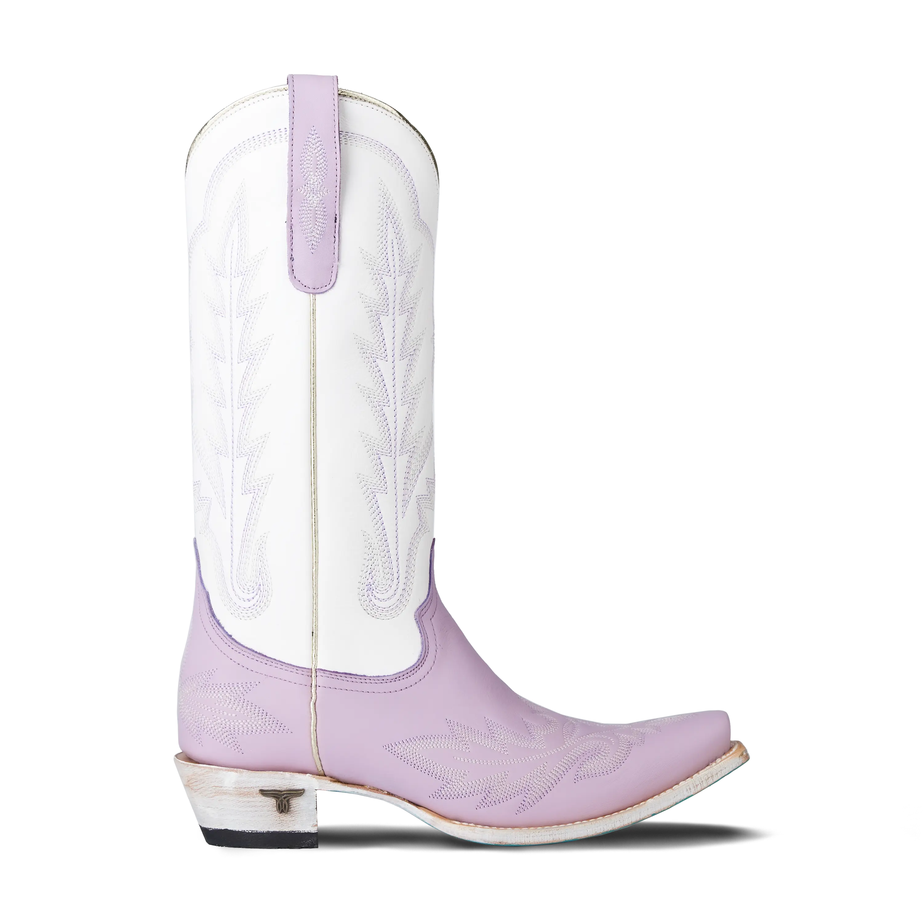 Lexington Boot - Lovely Lavender/Matte White Ladies Boot Western Fashion by Lane
