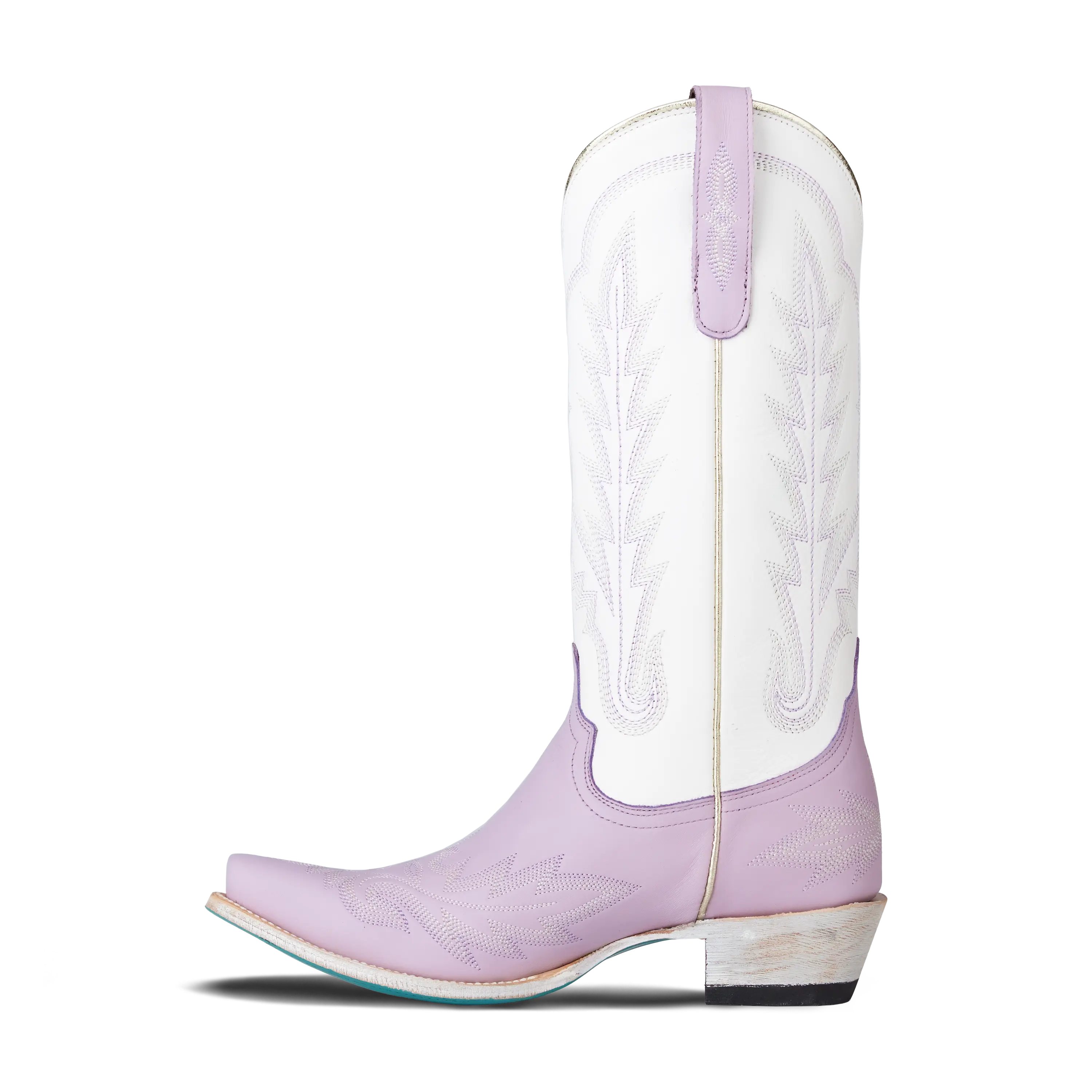 Lexington Boot - Lovely Lavender/Matte White Ladies Boot Western Fashion by Lane
