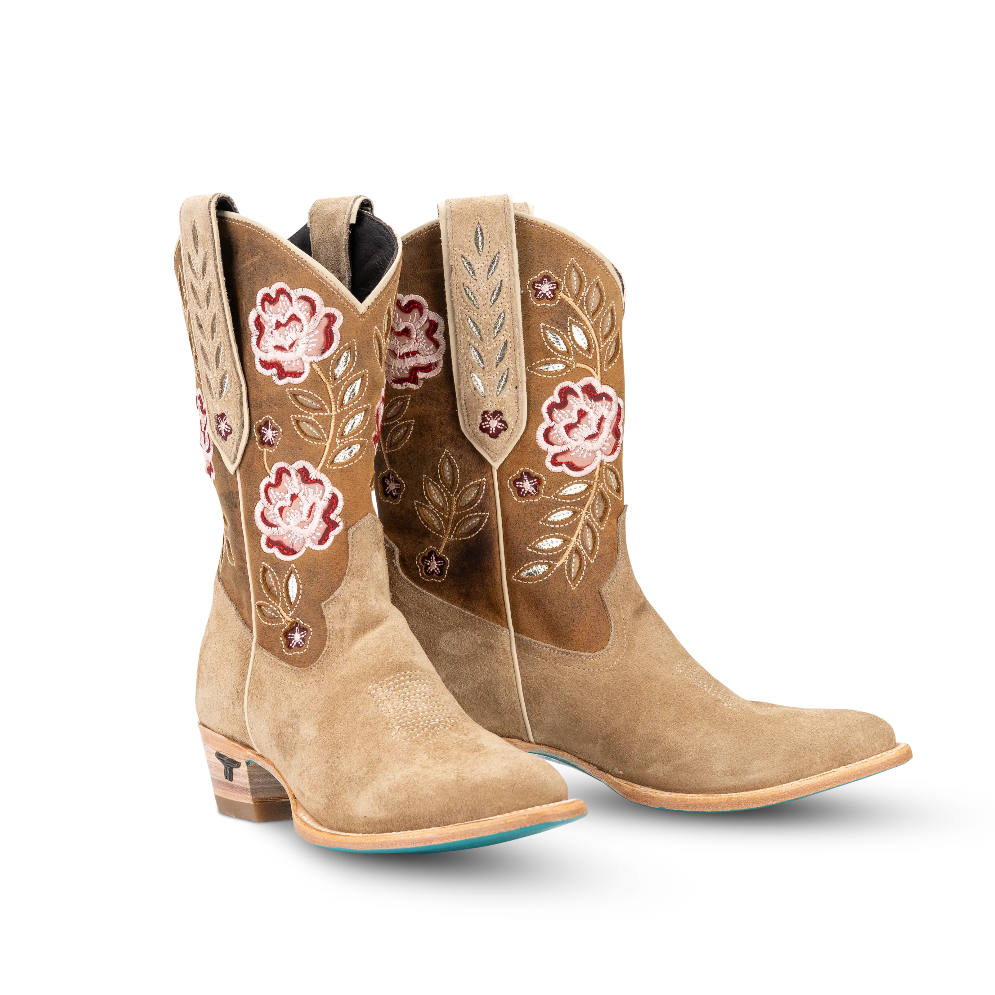 Kenzie Midi - Latte Suede Ladies Boot Western Fashion by Lane
