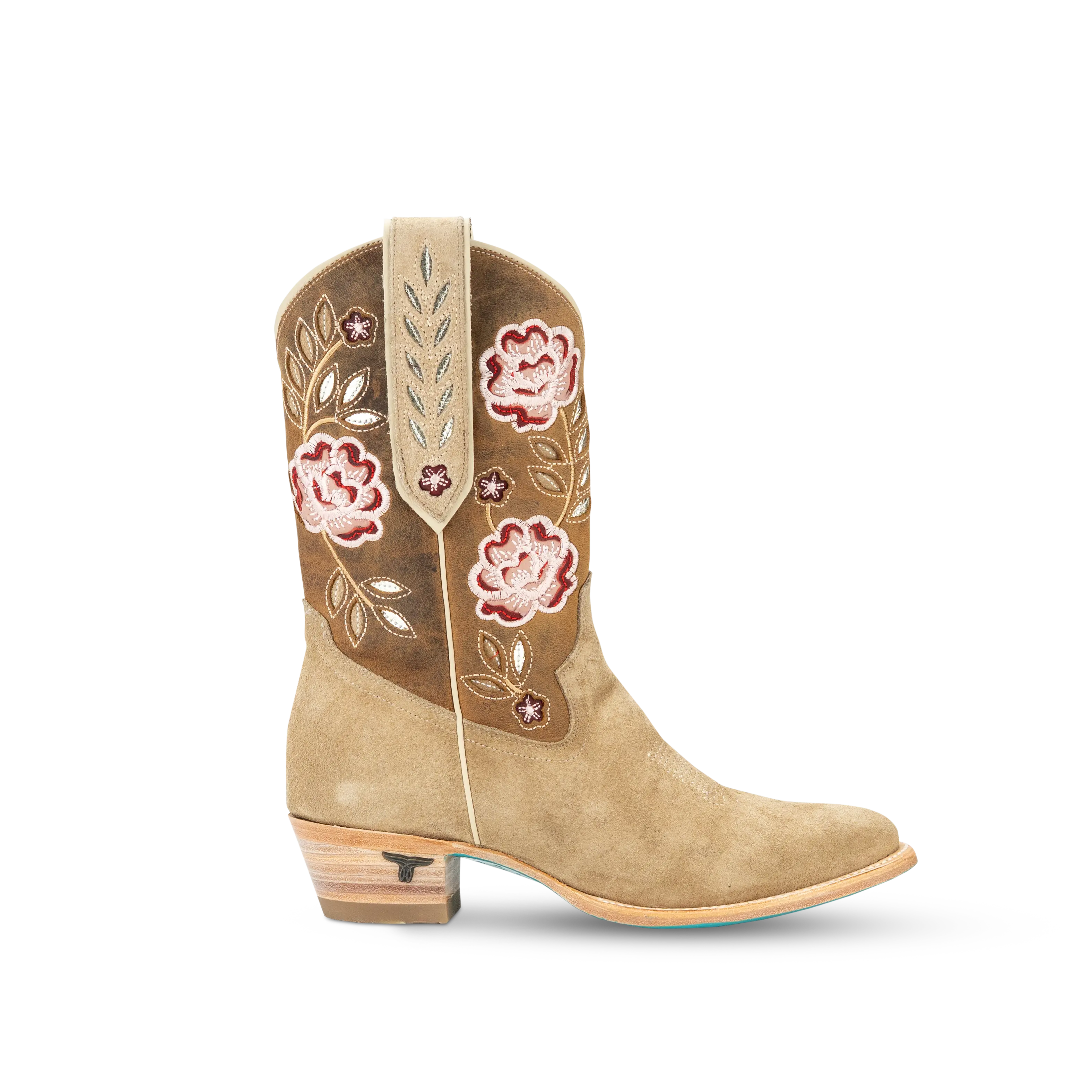 Kenzie Midi - Latte Suede Ladies Boot Western Fashion by Lane