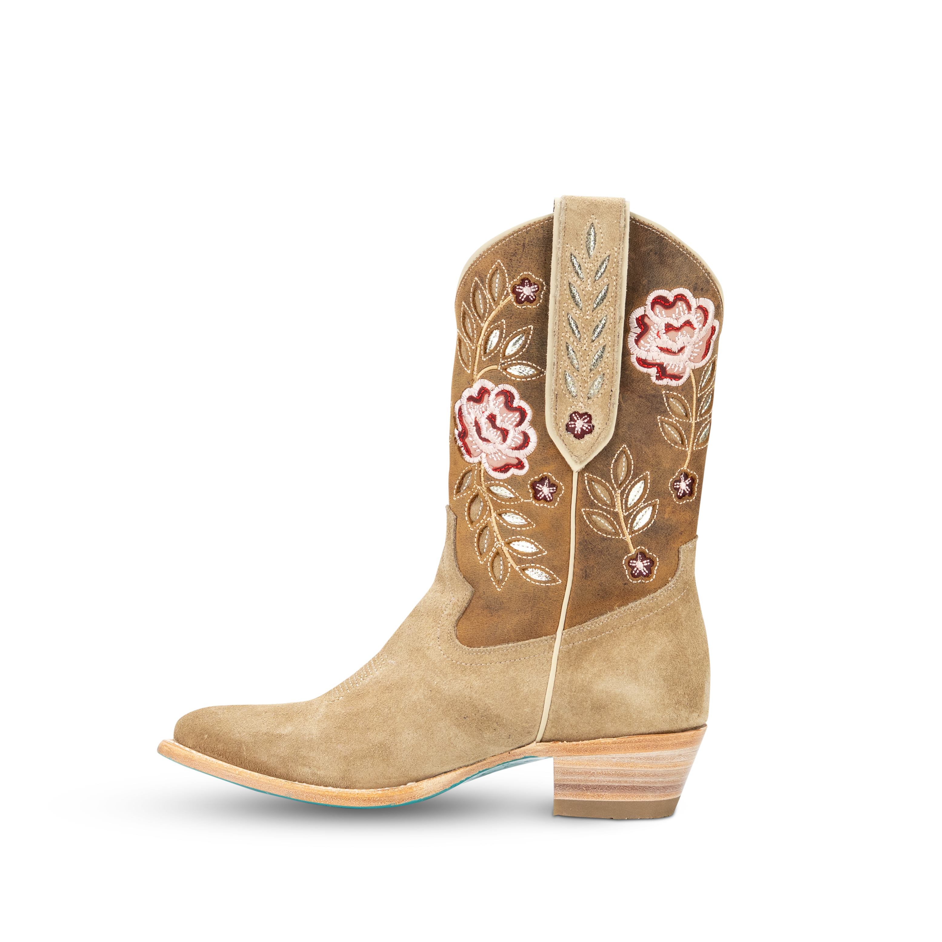 Kenzie Midi - Latte Suede Ladies Boot Western Fashion by Lane