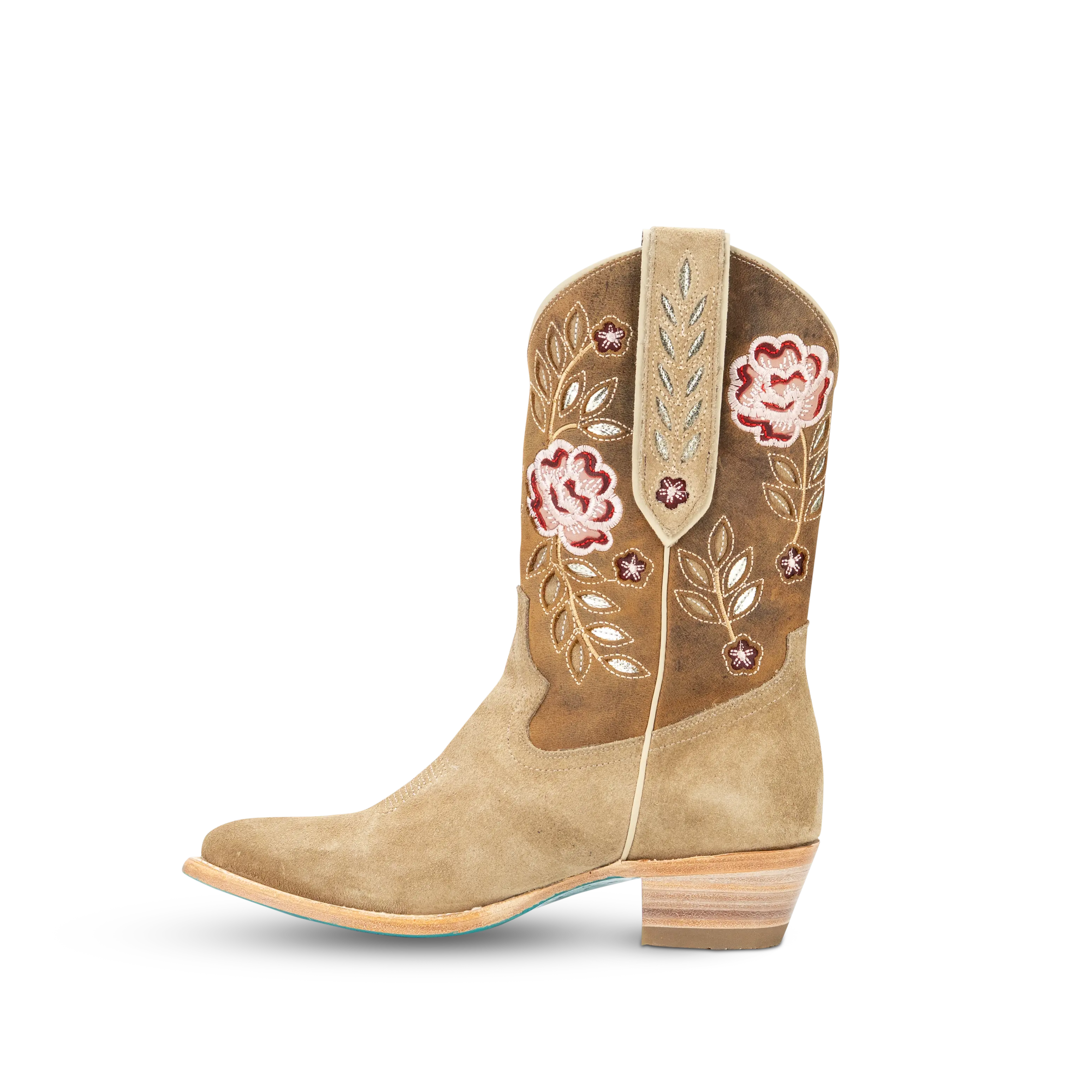 Kenzie Midi - Latte Suede Ladies Boot Western Fashion by Lane