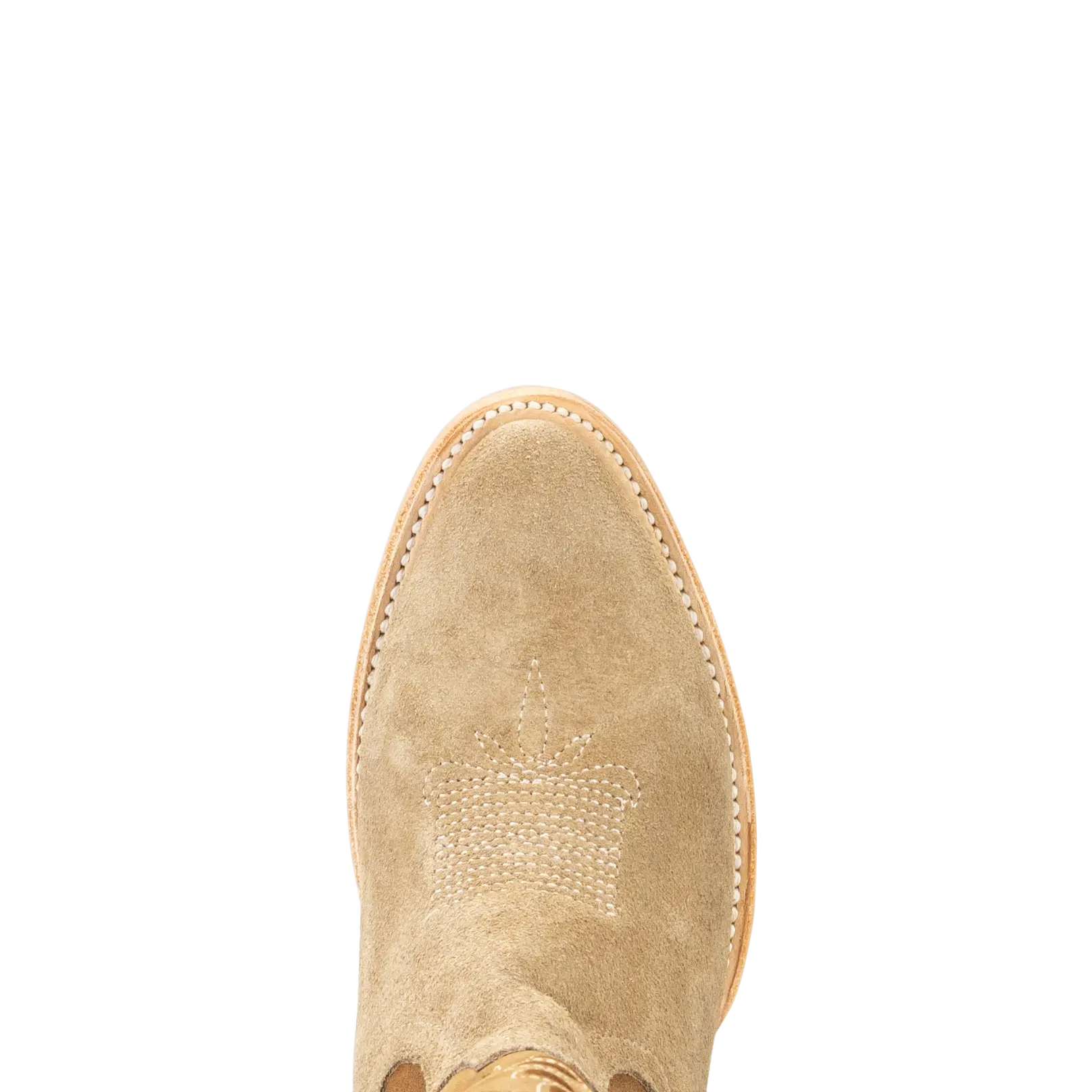 Kenzie Midi - Latte Suede Ladies Boot Western Fashion by Lane