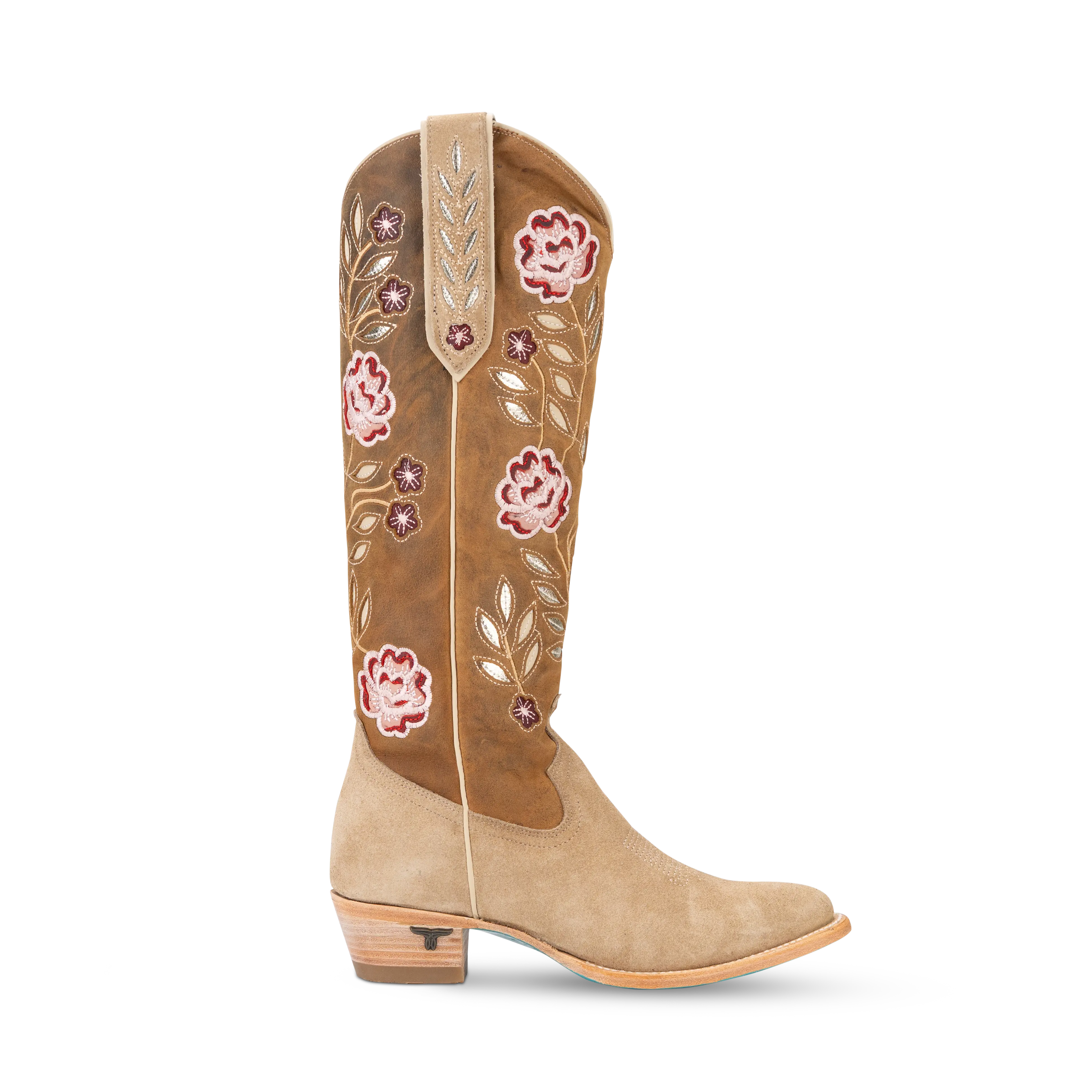 Kenzie Boot - Latte Suede/Burnt Caramel Ladies Boot Western Fashion by Lane