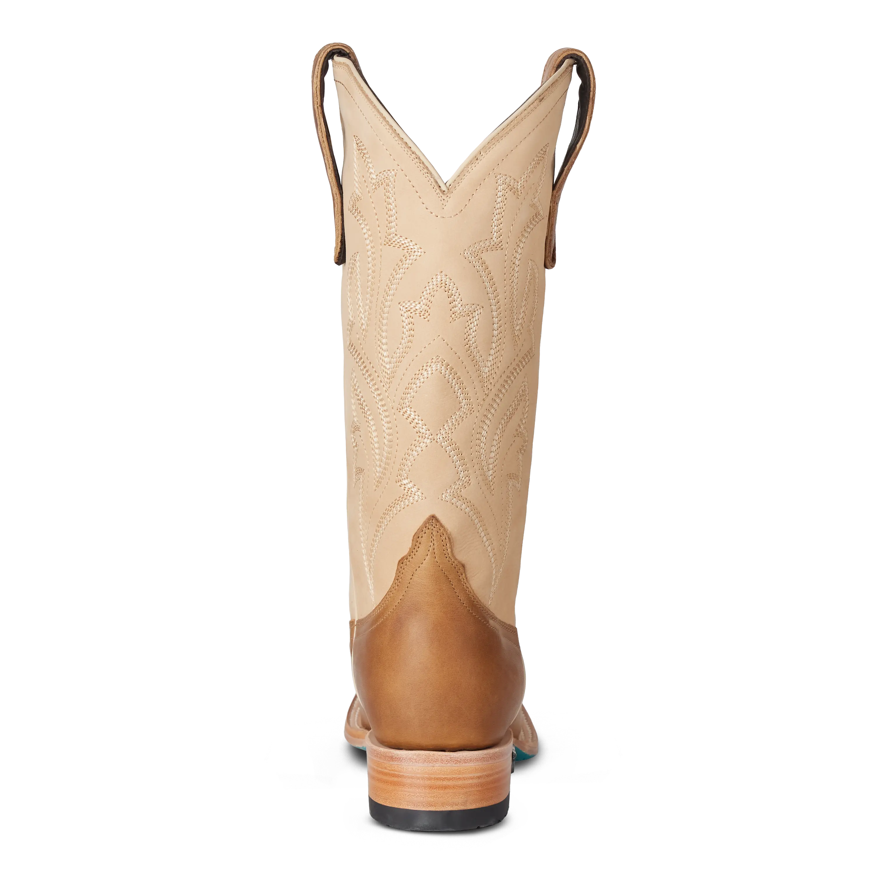 Classic Square Boot - Desert Clay & Pale Ivory Ladies Boot Western Fashion by Lane
