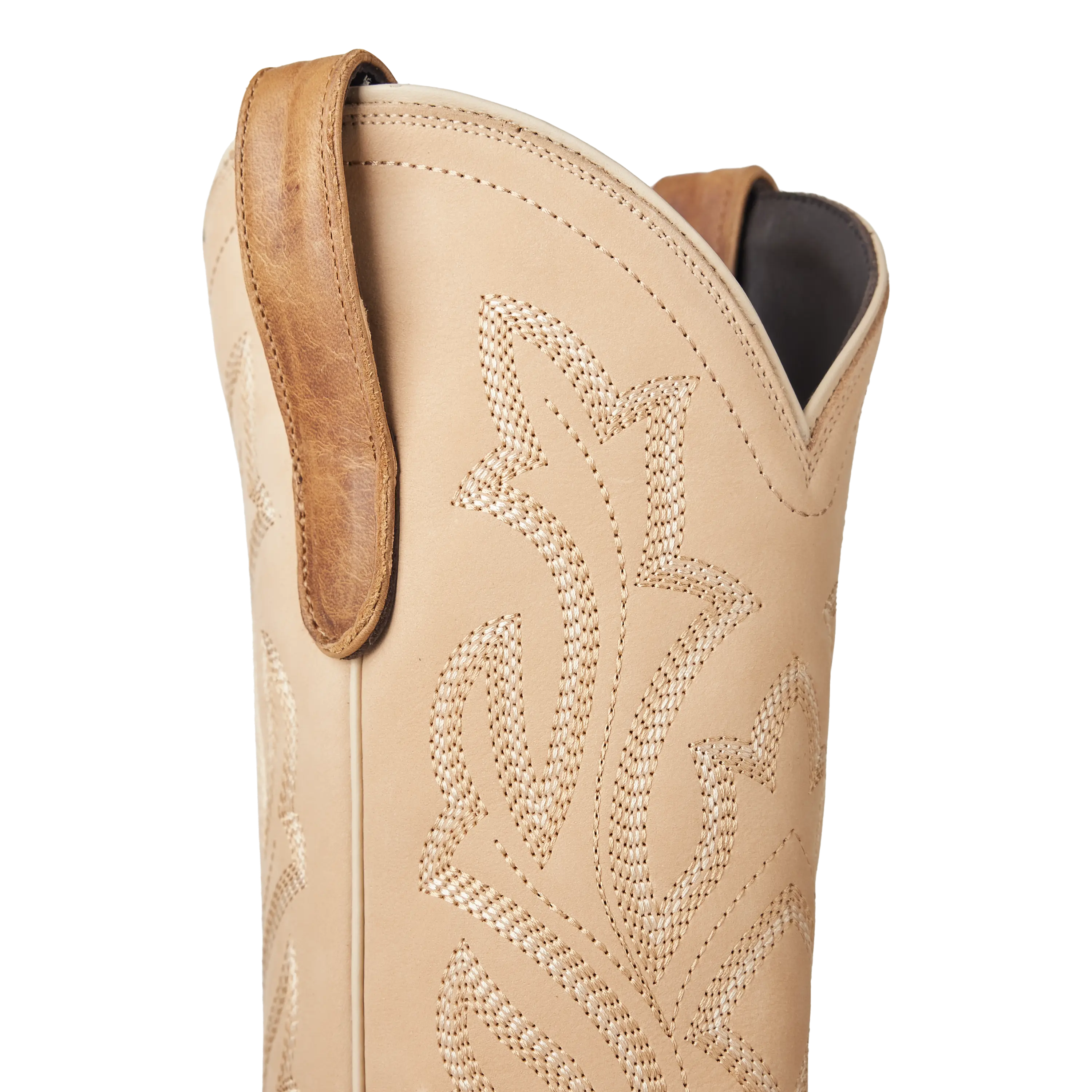 Classic Square Boot - Desert Clay & Pale Ivory Ladies Boot Western Fashion by Lane