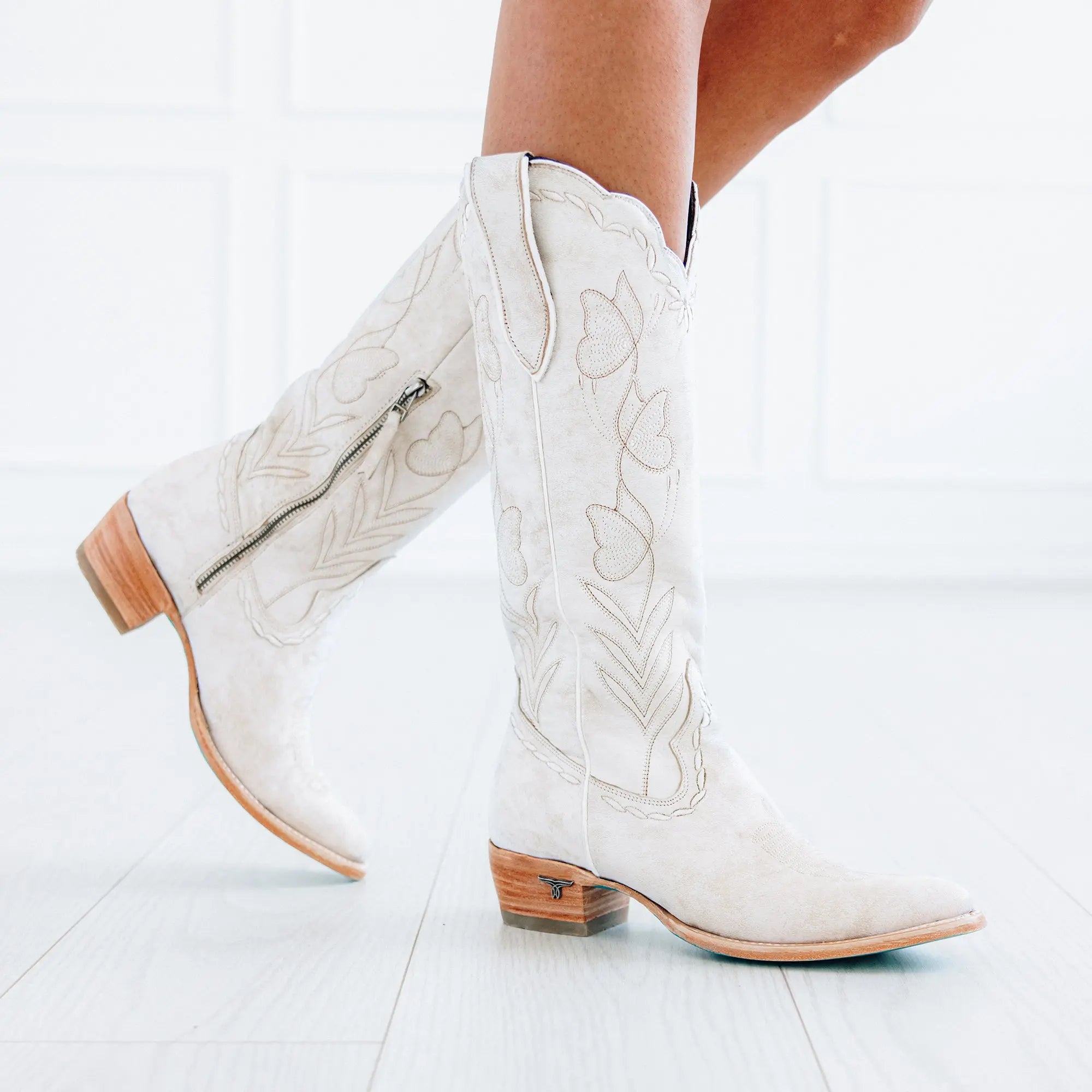 Sweet Memories Knee High - Ceramic Crackle Ladies Boot Western Fashion by Lane