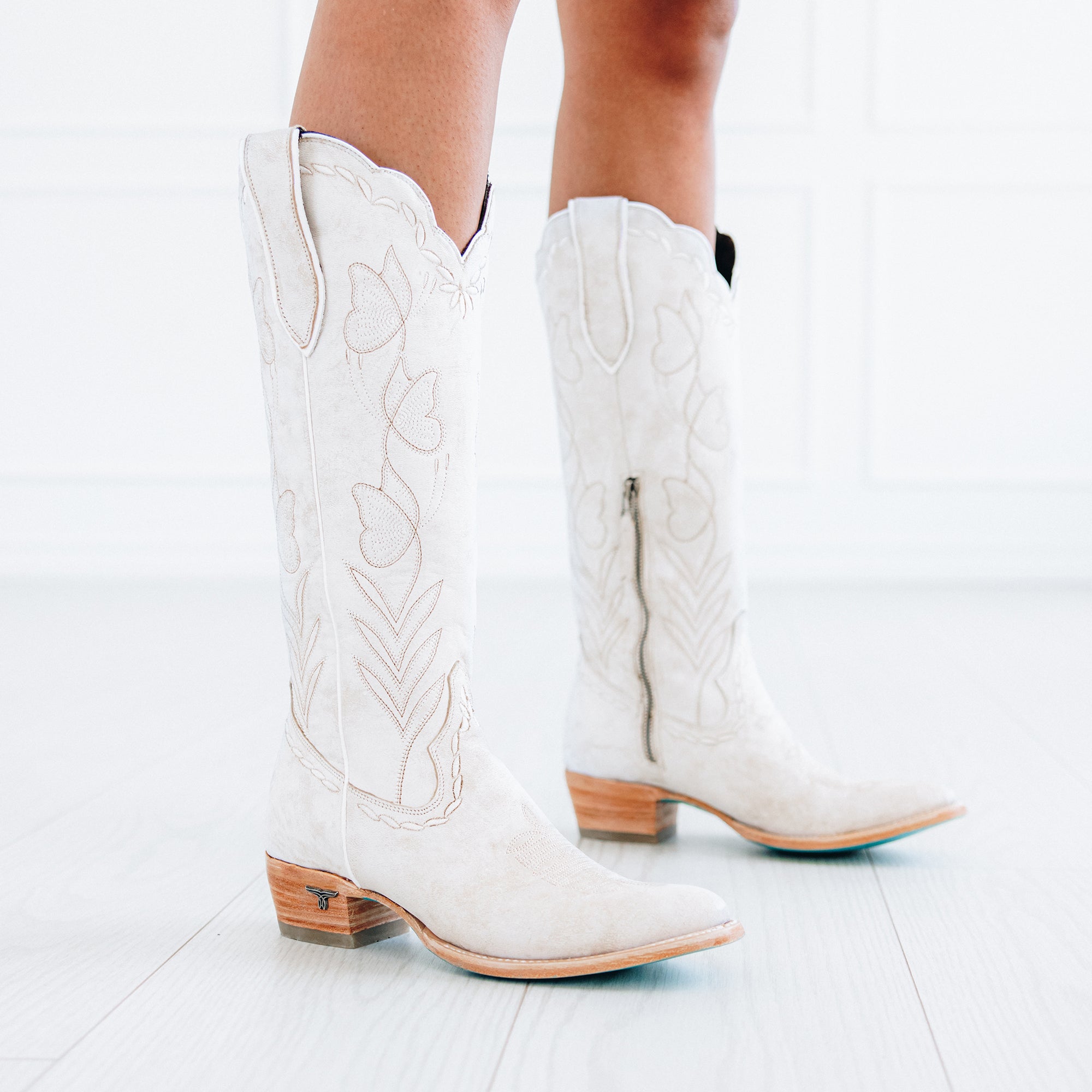 Sweet Memories Knee High - Ceramic Crackle Ladies Boot Western Fashion by Lane