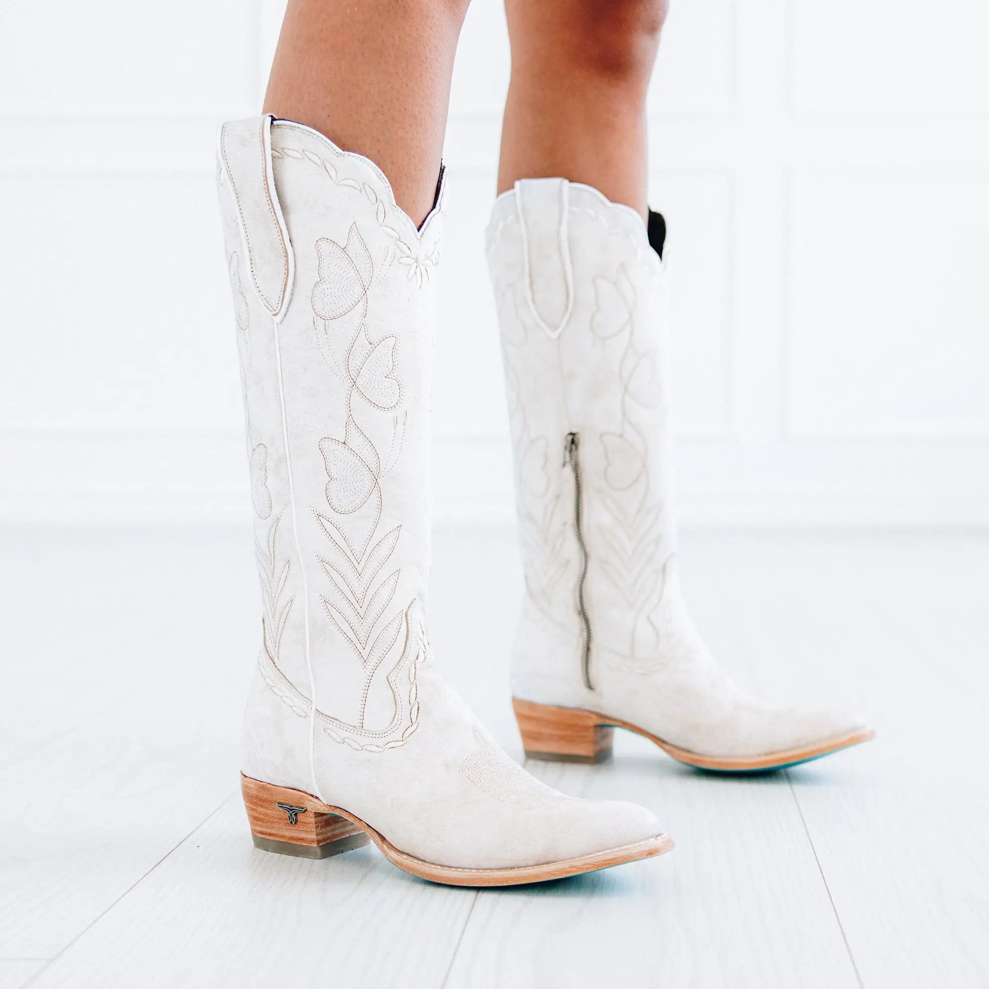 Sweet Memories Knee High - Ceramic Crackle Ladies Boot Western Fashion by Lane