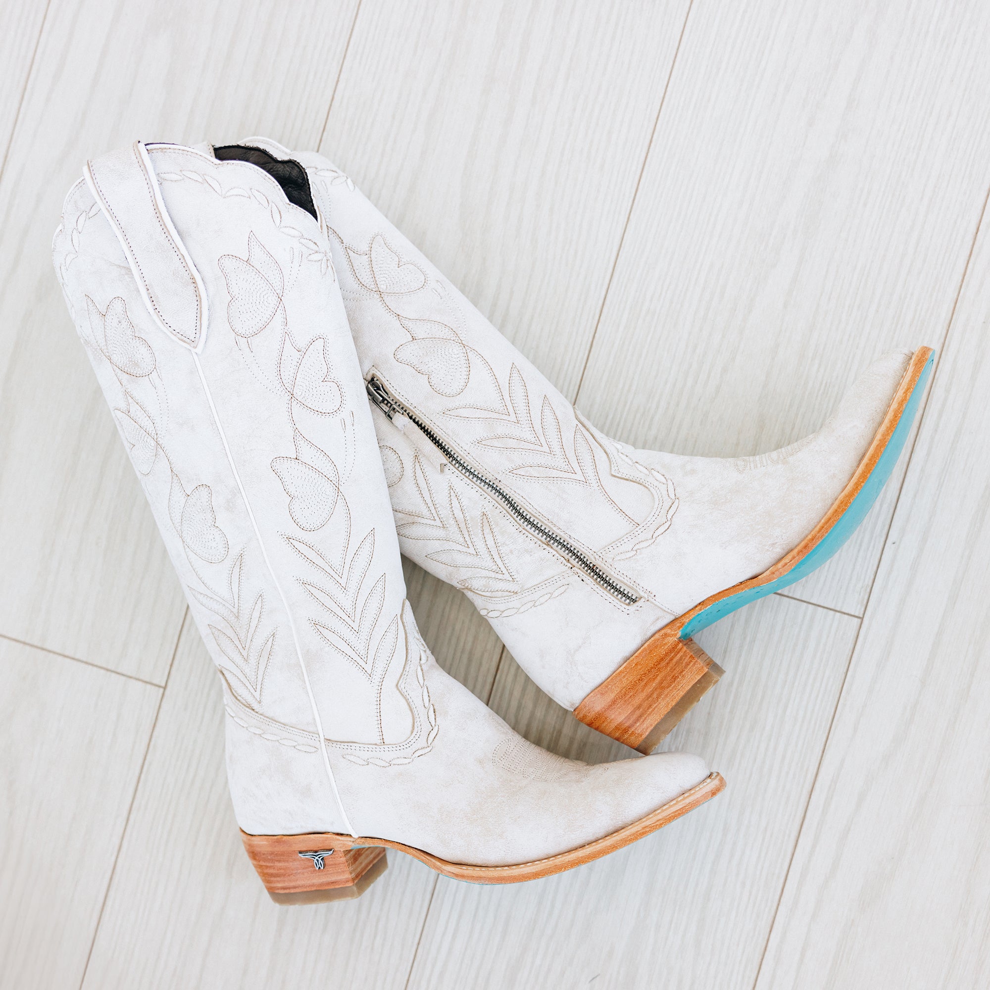 Sweet Memories Knee High - Ceramic Crackle Ladies Boot Western Fashion by Lane