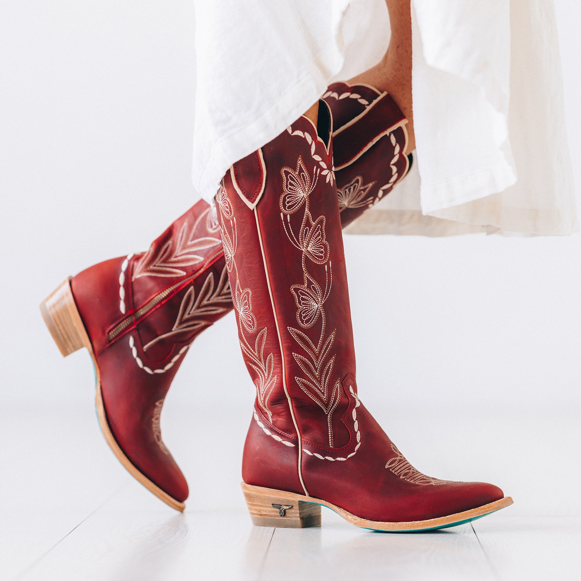 Sweet Memories Knee High - Smoldering Ruby Ladies Boot Western Fashion by Lane