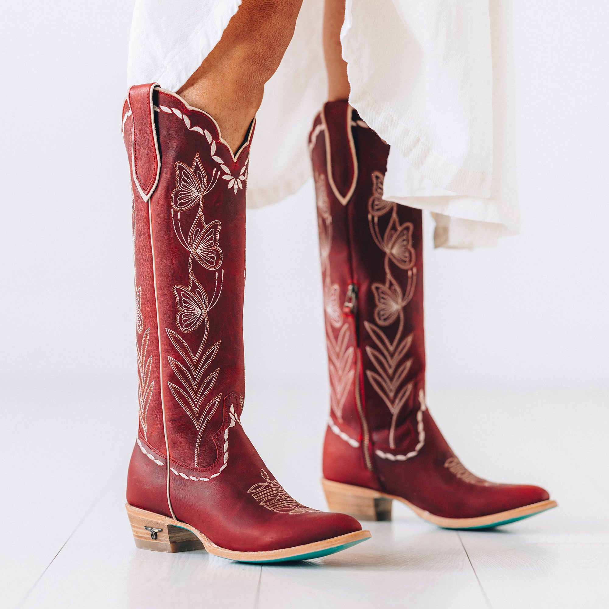 Sweet Memories Knee High - Smoldering Ruby Ladies Boot Western Fashion by Lane