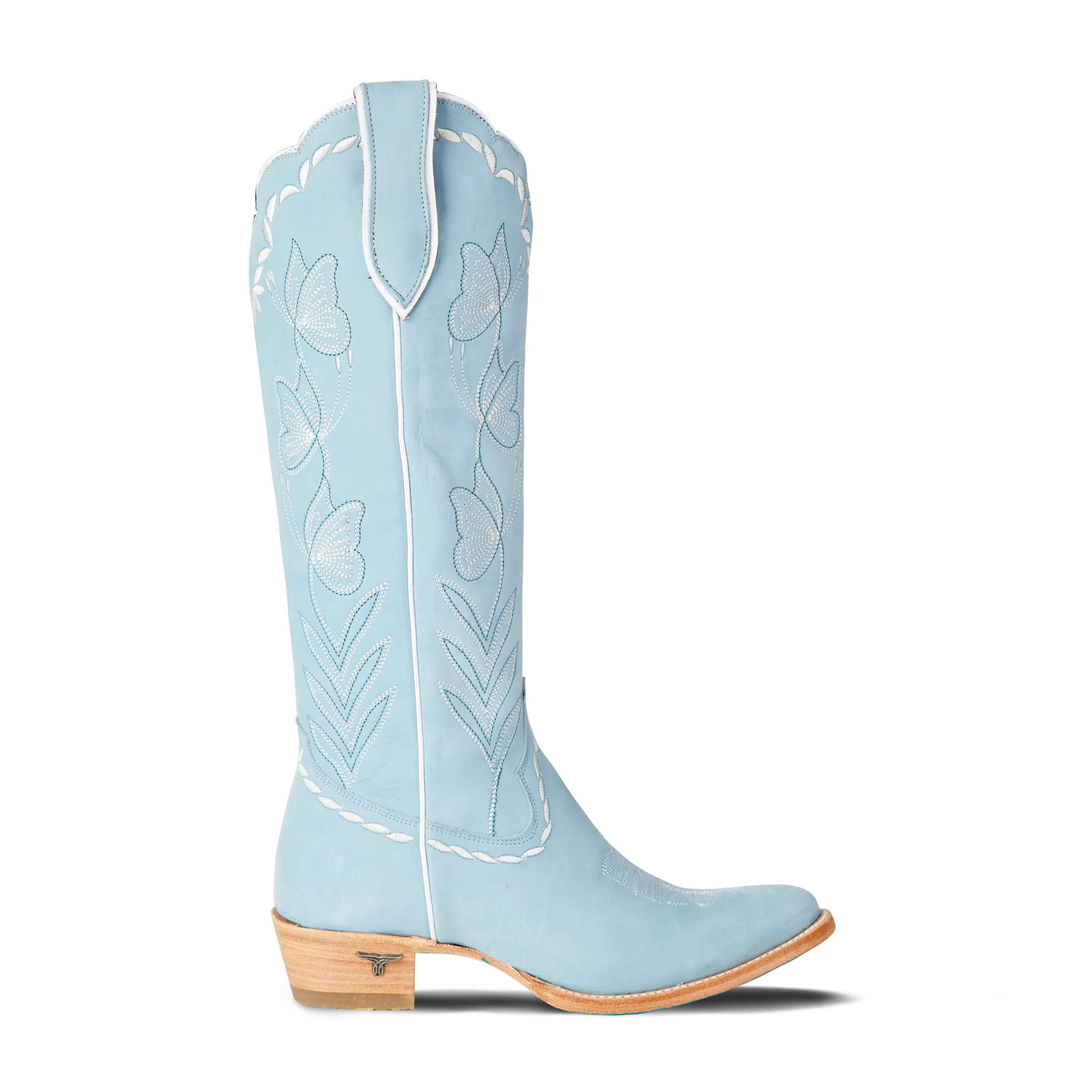Sweet Memories Knee High - Powder Blue Ladies Boot Western Fashion by Lane
