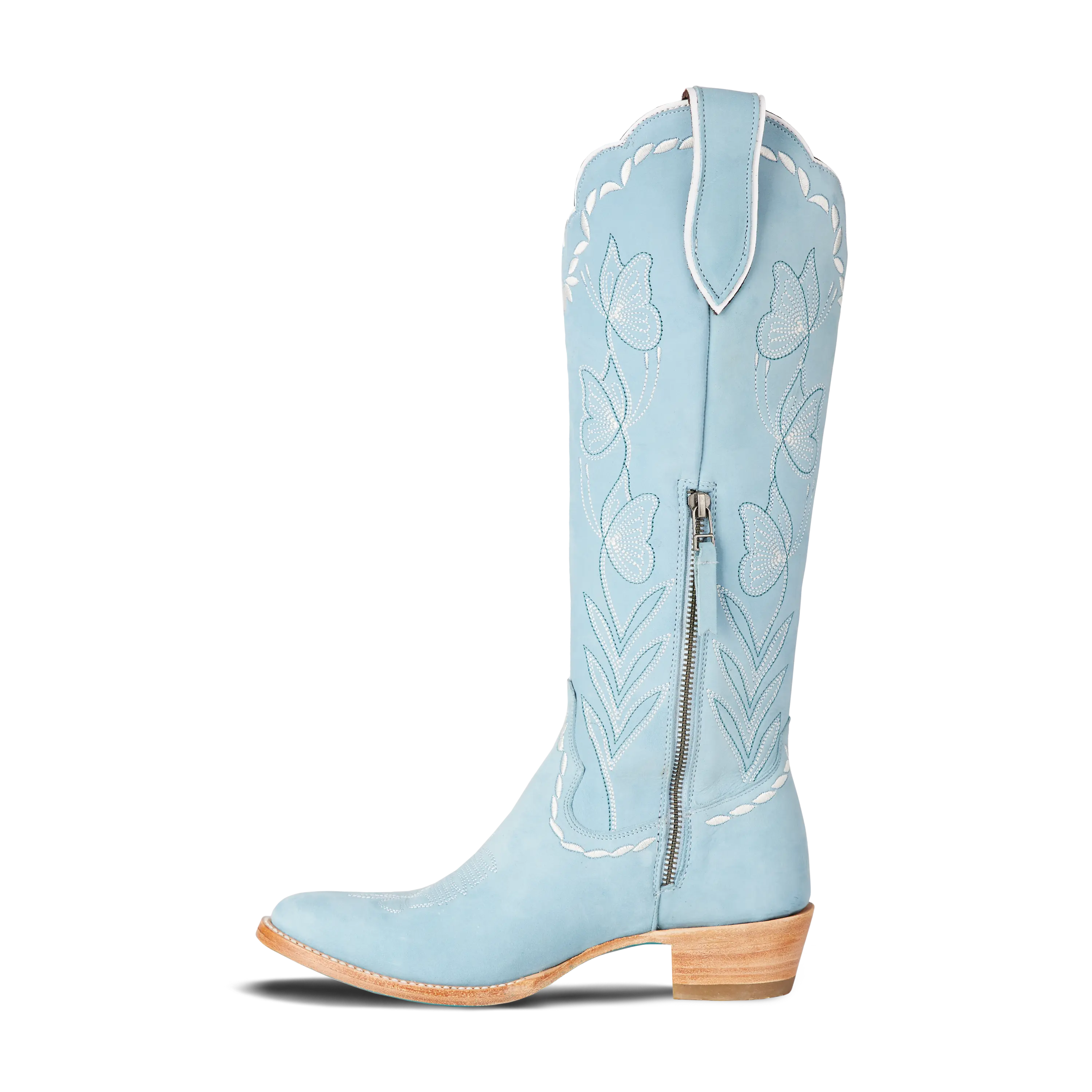 Sweet Memories Knee High - Powder Blue Ladies Boot Western Fashion by Lane