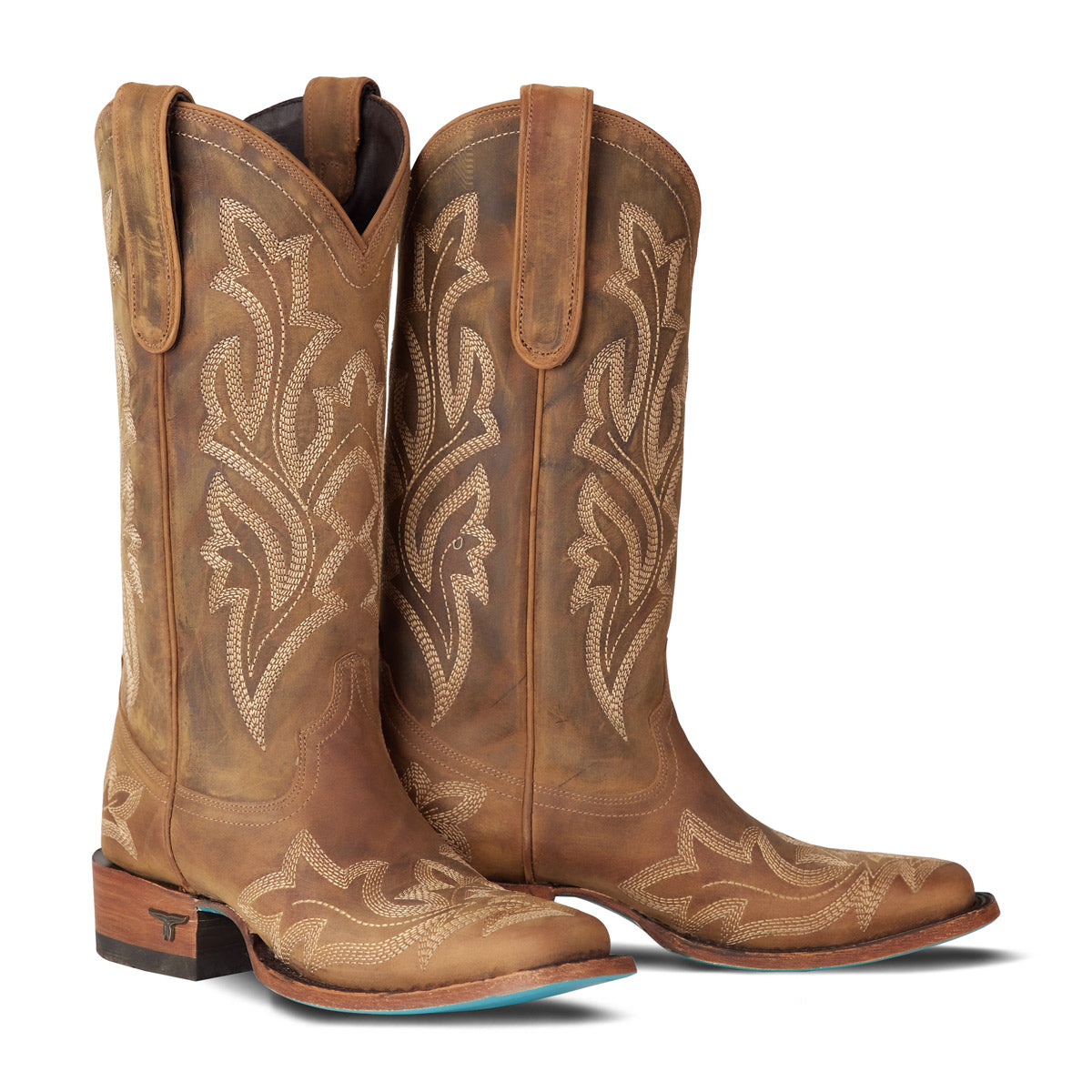 Saratoga Square Boot - Burnt Caramel Ladies Boot Burnt Caramel Western Fashion by Lane