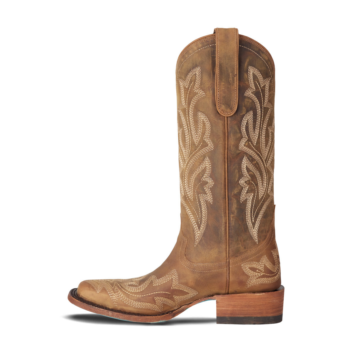 Saratoga Square Boot - Burnt Caramel Ladies Boot Western Fashion by Lane