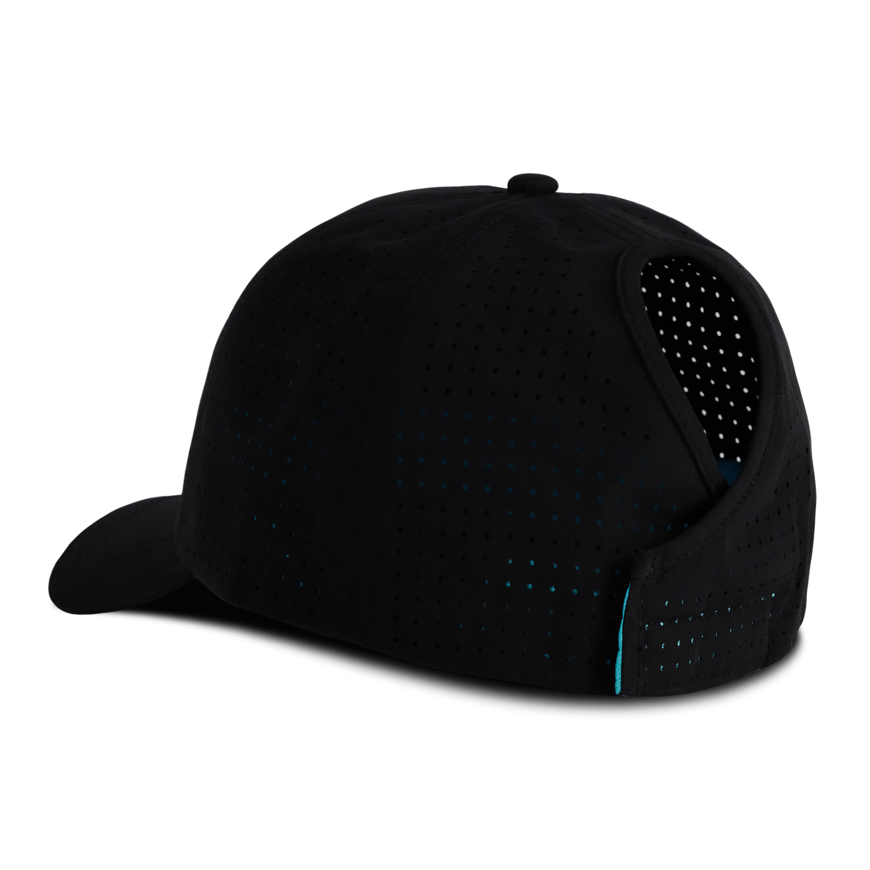 Ladies Ponytail Cap - Black Ladies Cap Western Fashion by Lane