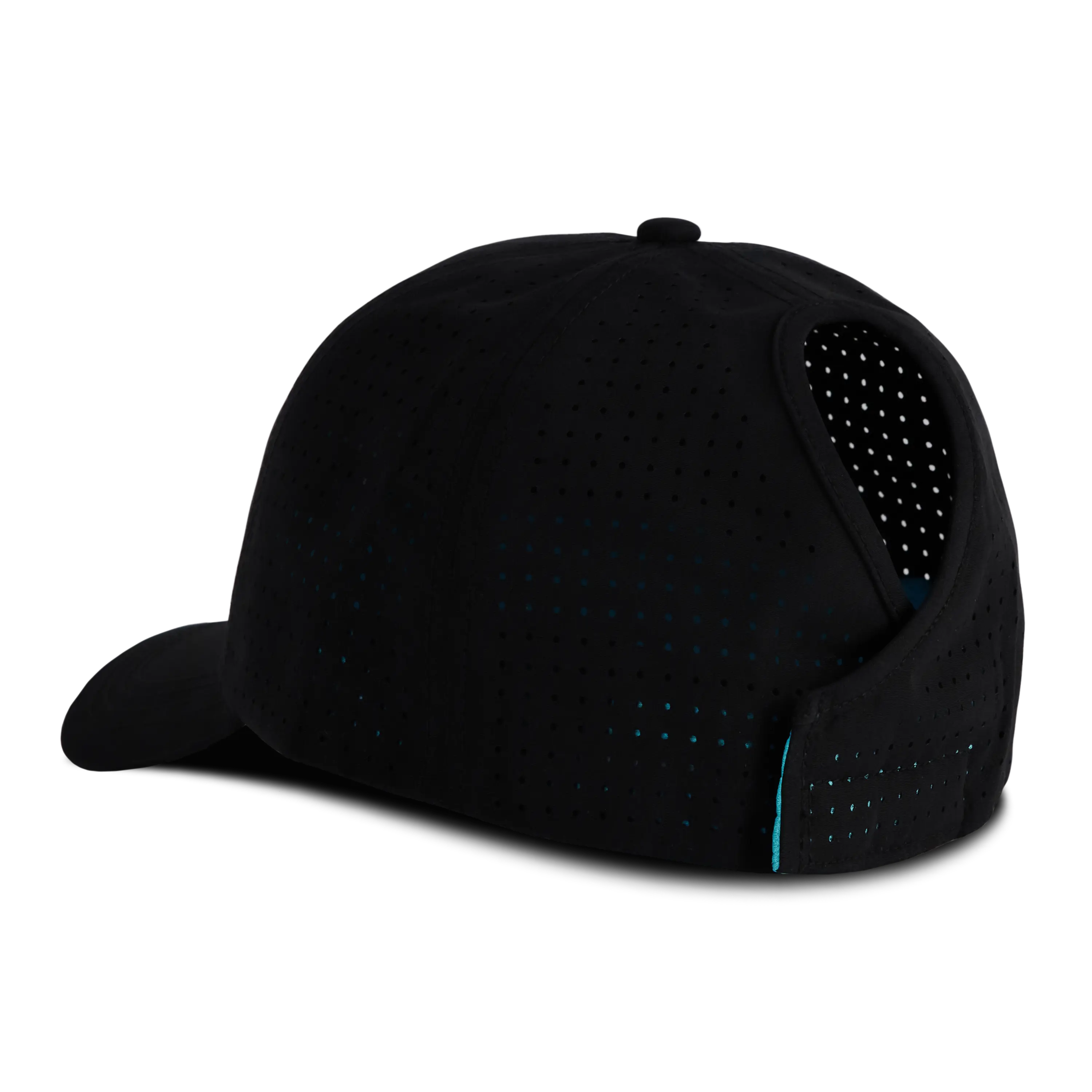 Ladies Ponytail Cap - Black Ladies Cap Western Fashion by Lane