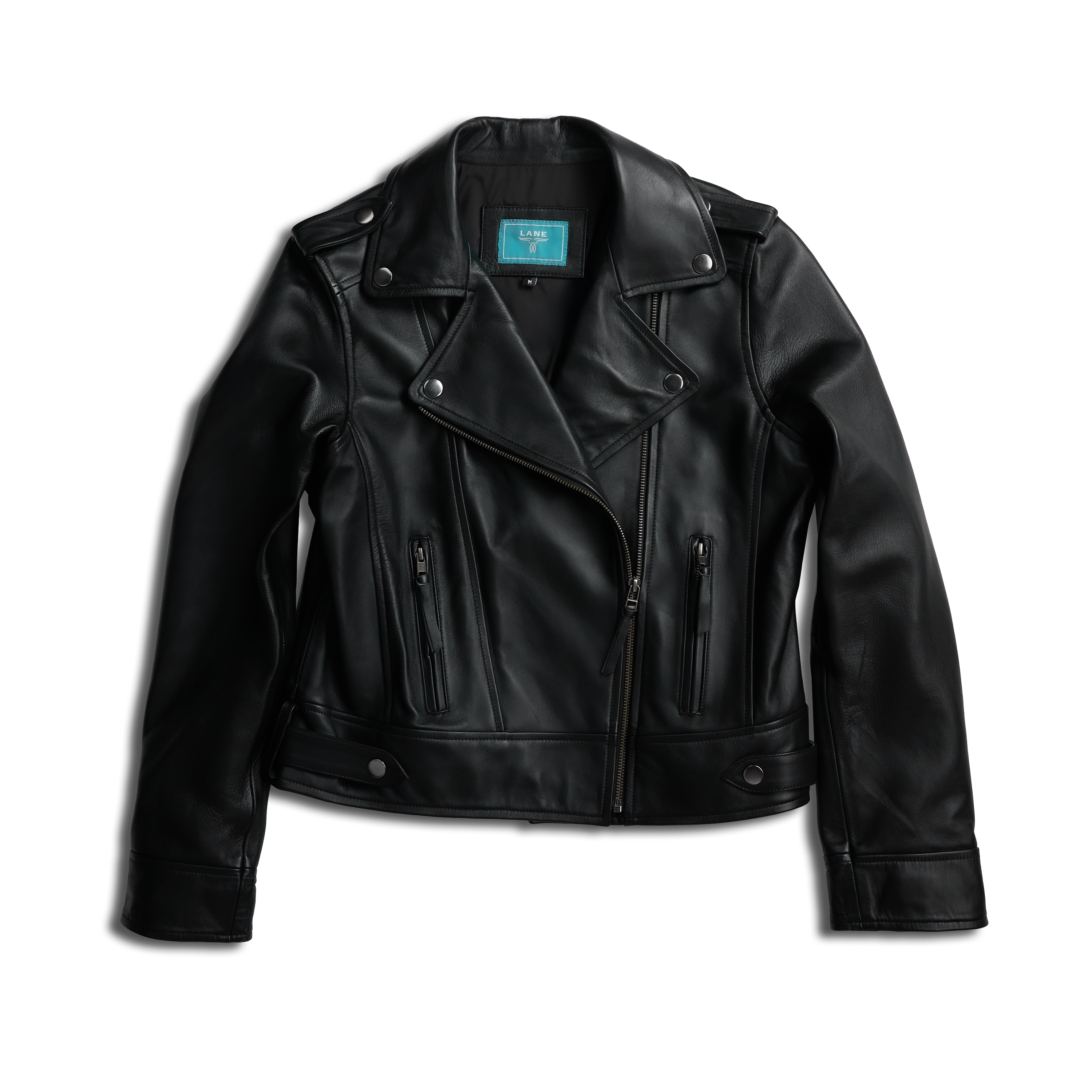 Basic Biker Jacket - Jet Black Jackets Jet Black Western Fashion by Lane