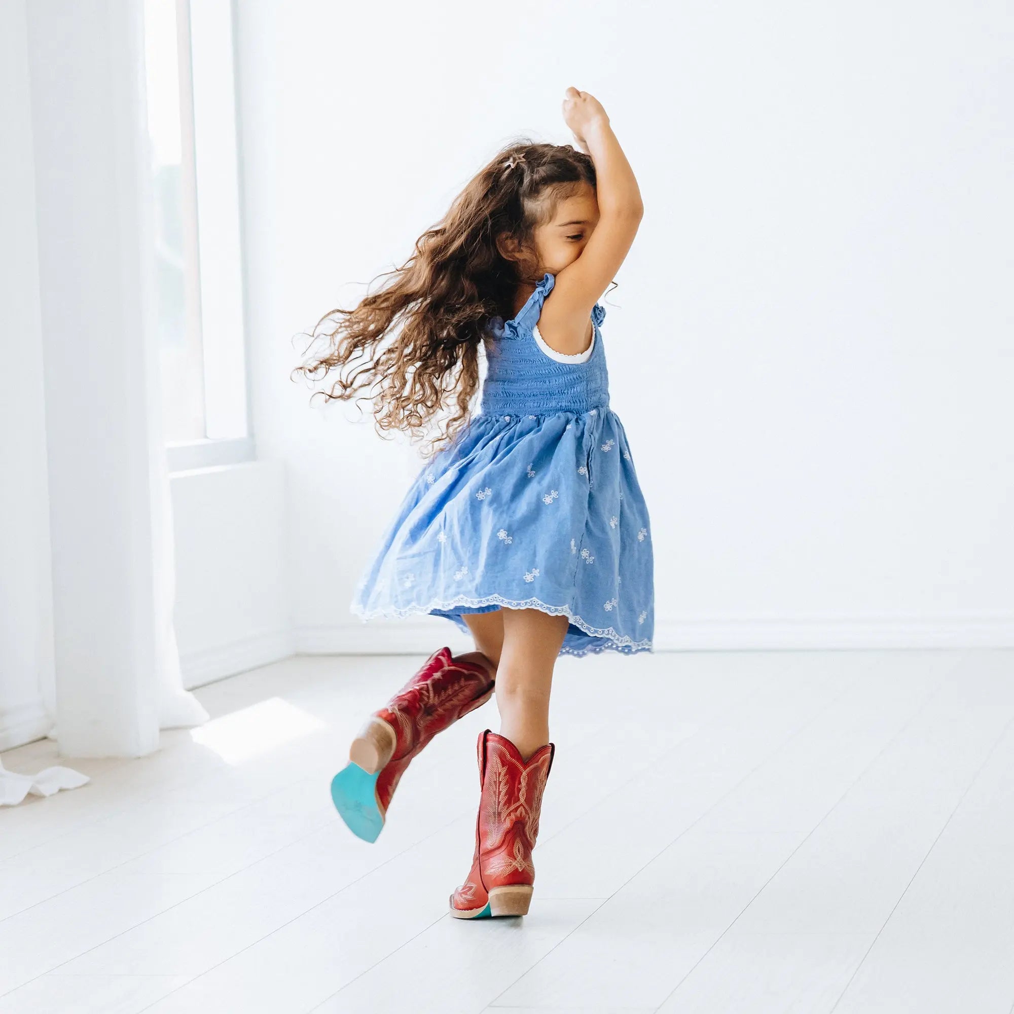 Lil' Lane Girls Lexington Boot - Smoldering Ruby Kids Boots Western Fashion by Lane