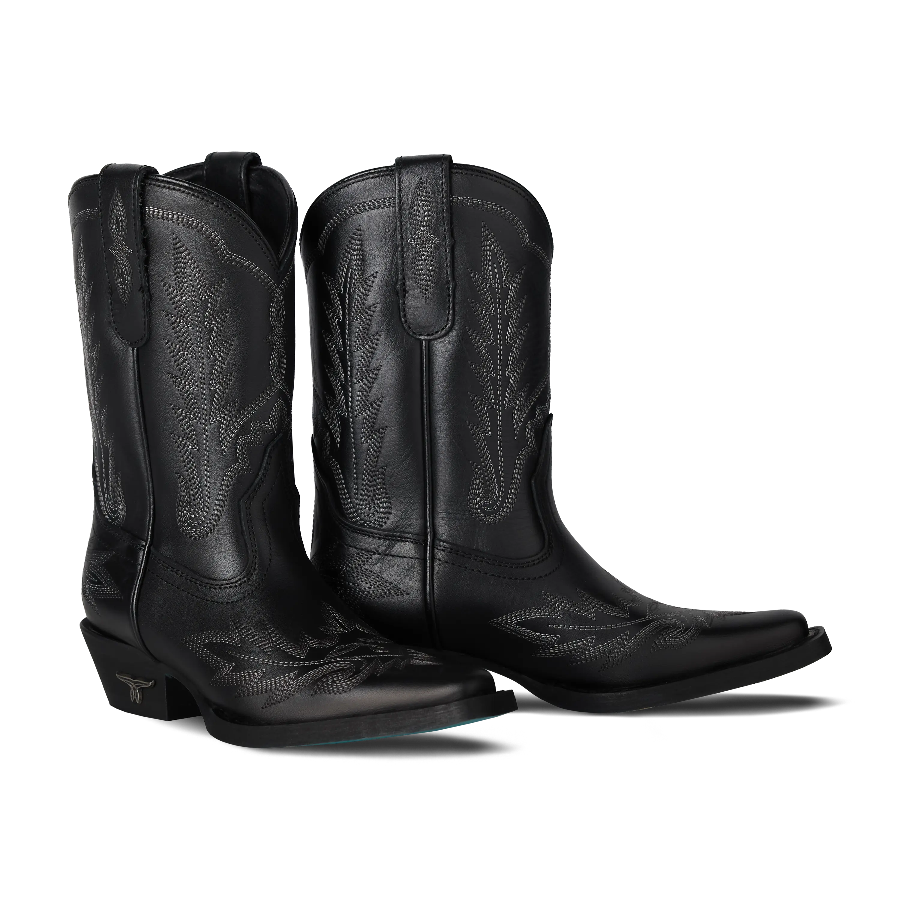 Lil' Lane Girls Lexington Boot - Jet Black Kids Boots Jet Black Western Fashion by Lane