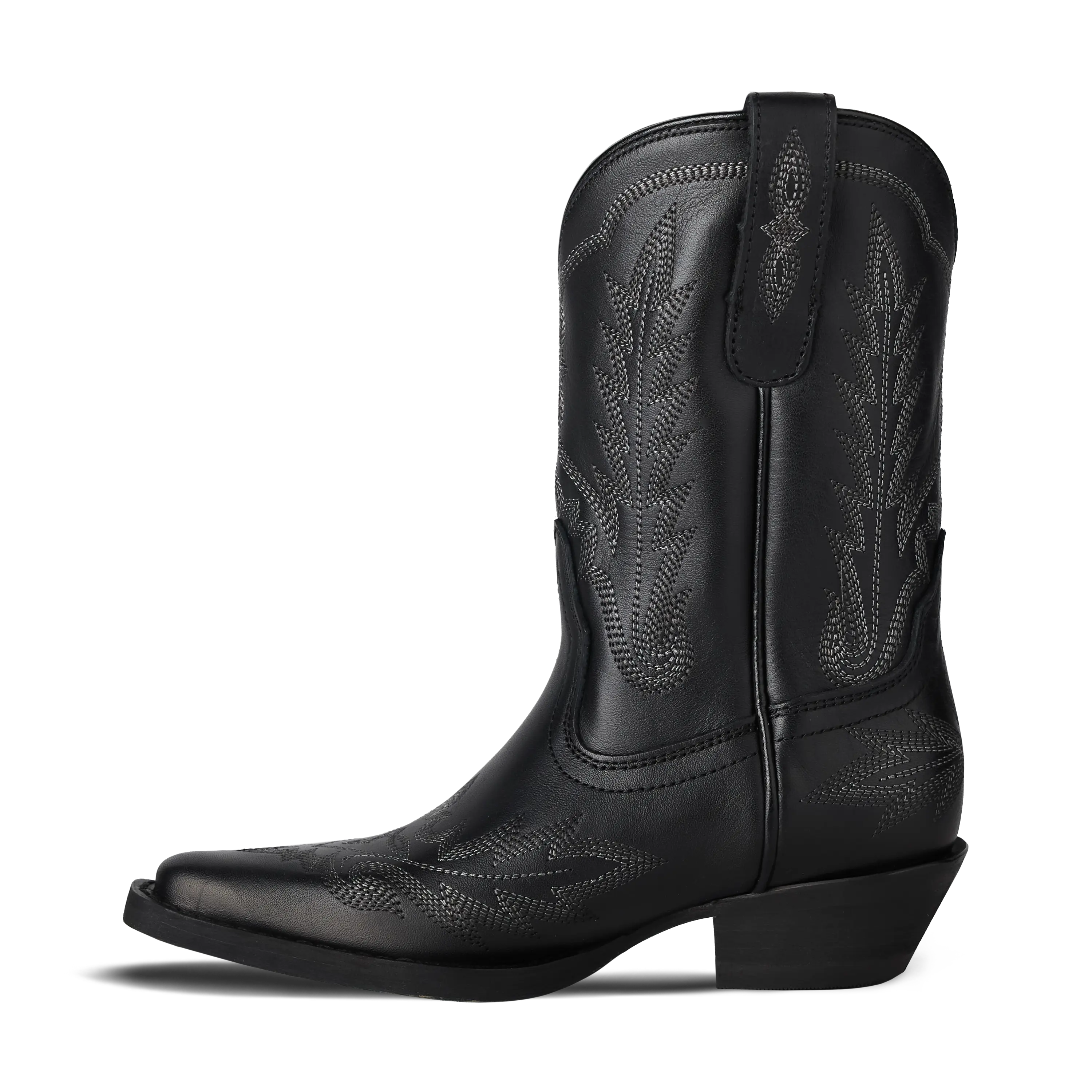 Lil' Lane Girls Lexington Boot - Jet Black Kids Boots Western Fashion by Lane