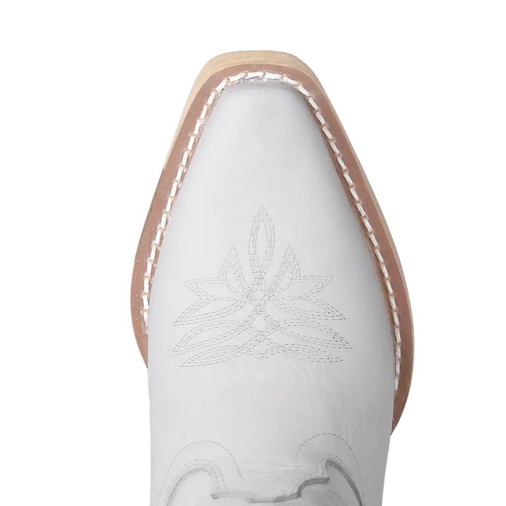 Megan Moroney Lil' Lane Girls Smokeshow Boot - Matte White Kids Boots Western Fashion by Lane