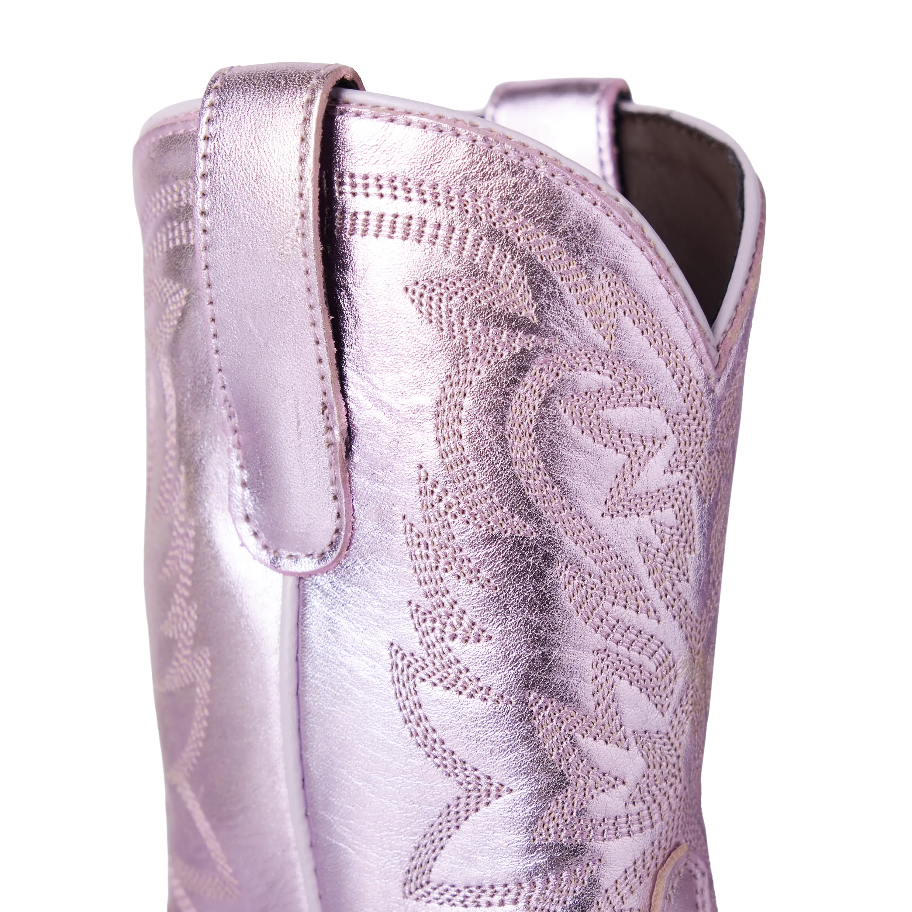 Lil' Lane Girls Smokeshow Boot - Lavender Metallic Kids Boots Western Fashion by Lane