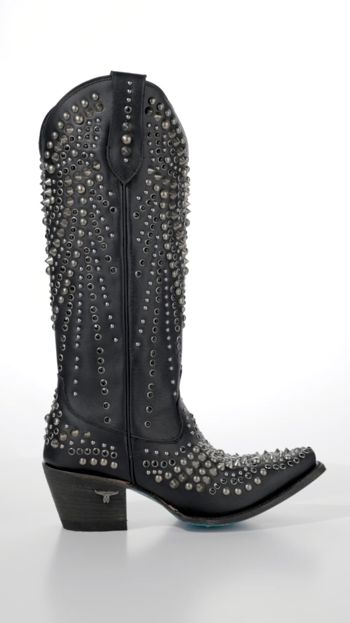 Dolly Boot - Jet Black Ladies Boot Western Fashion by Lane
