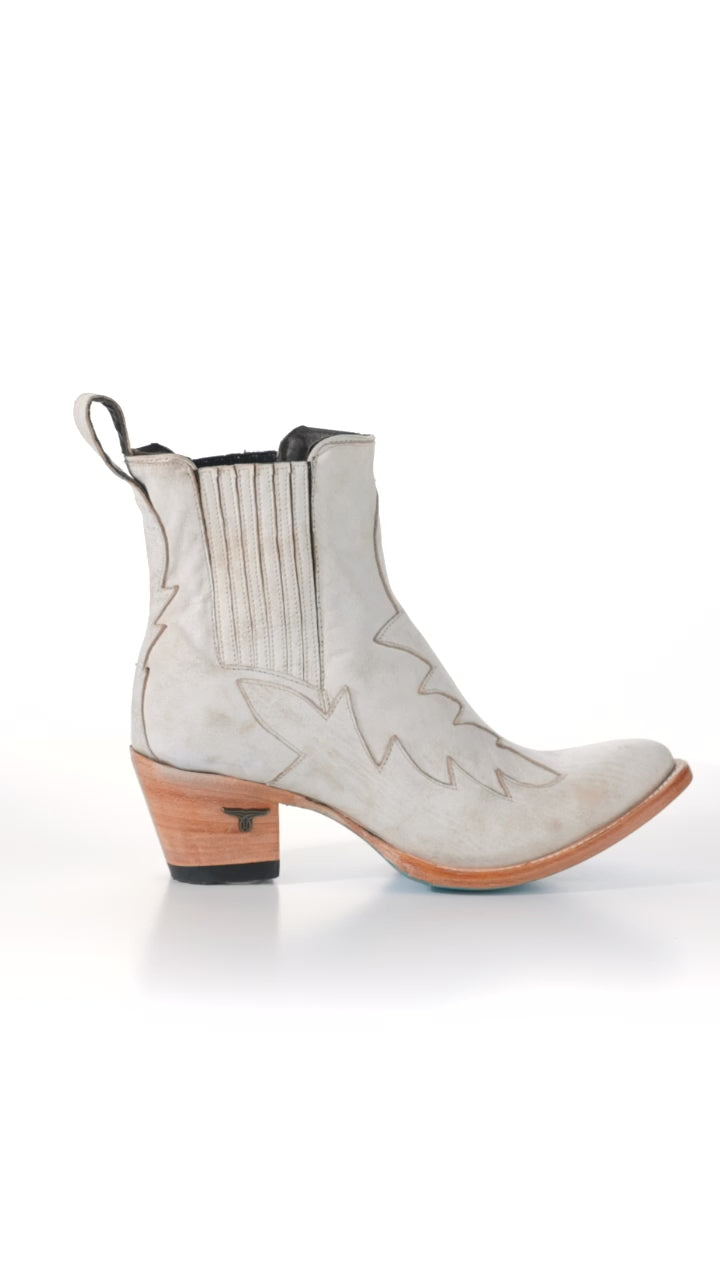 Western Chelsea Bootie - Ceramic Crackle Ladies Bootie Western Fashion by Lane