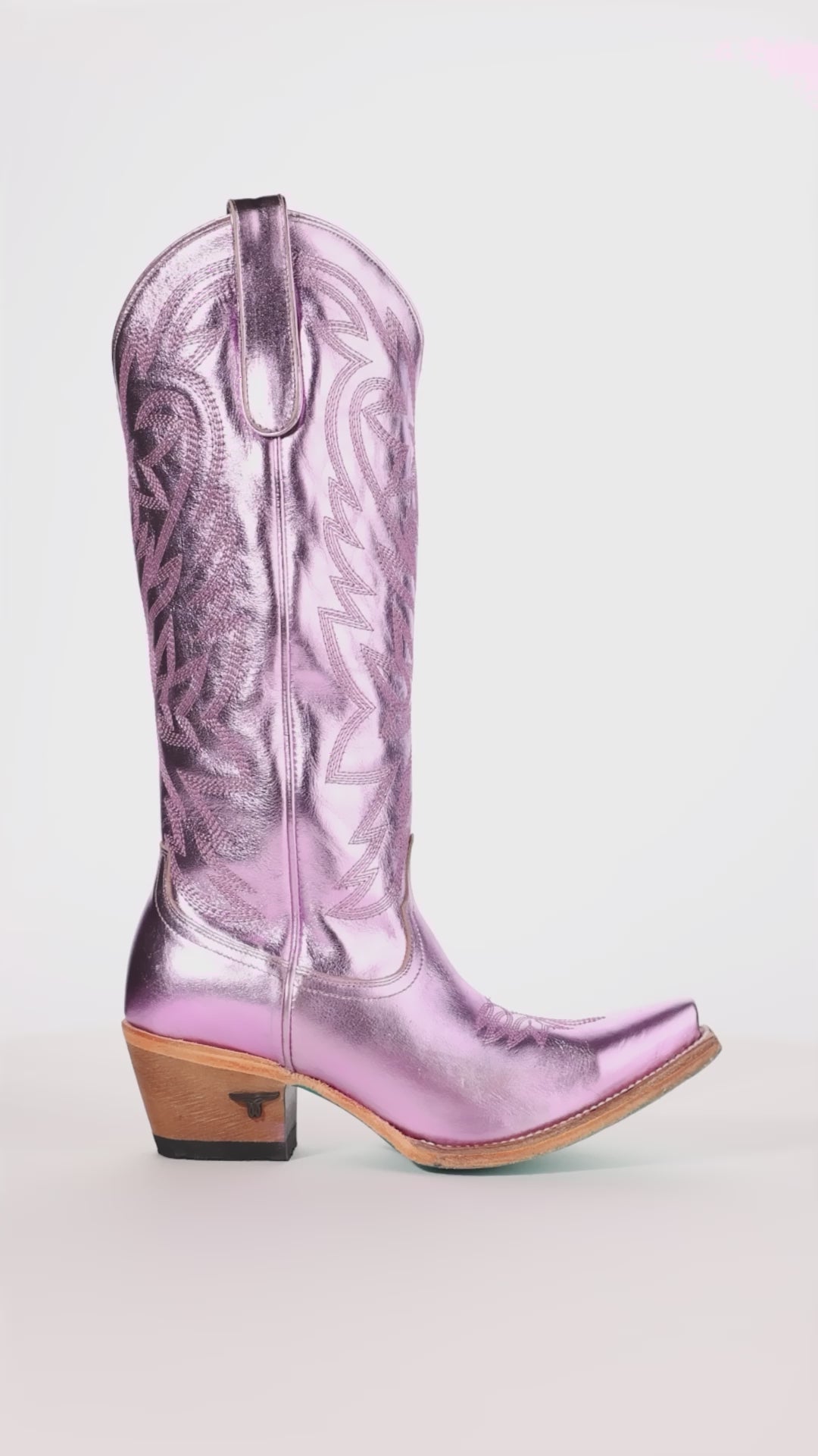 Smokeshow Boot - Lavender Metallic Ladies Boot Western Fashion by Lane
