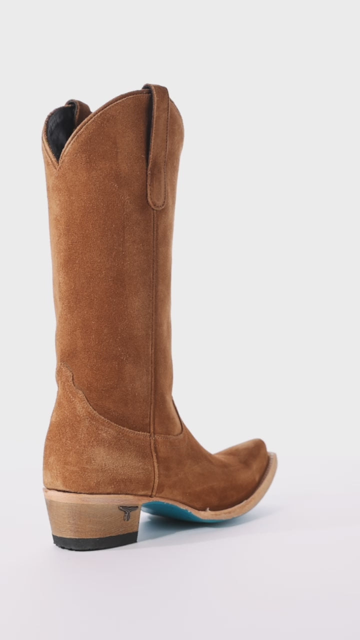 Emma Jane Boot - Toffee Suede Ladies Boot Western Fashion by Lane